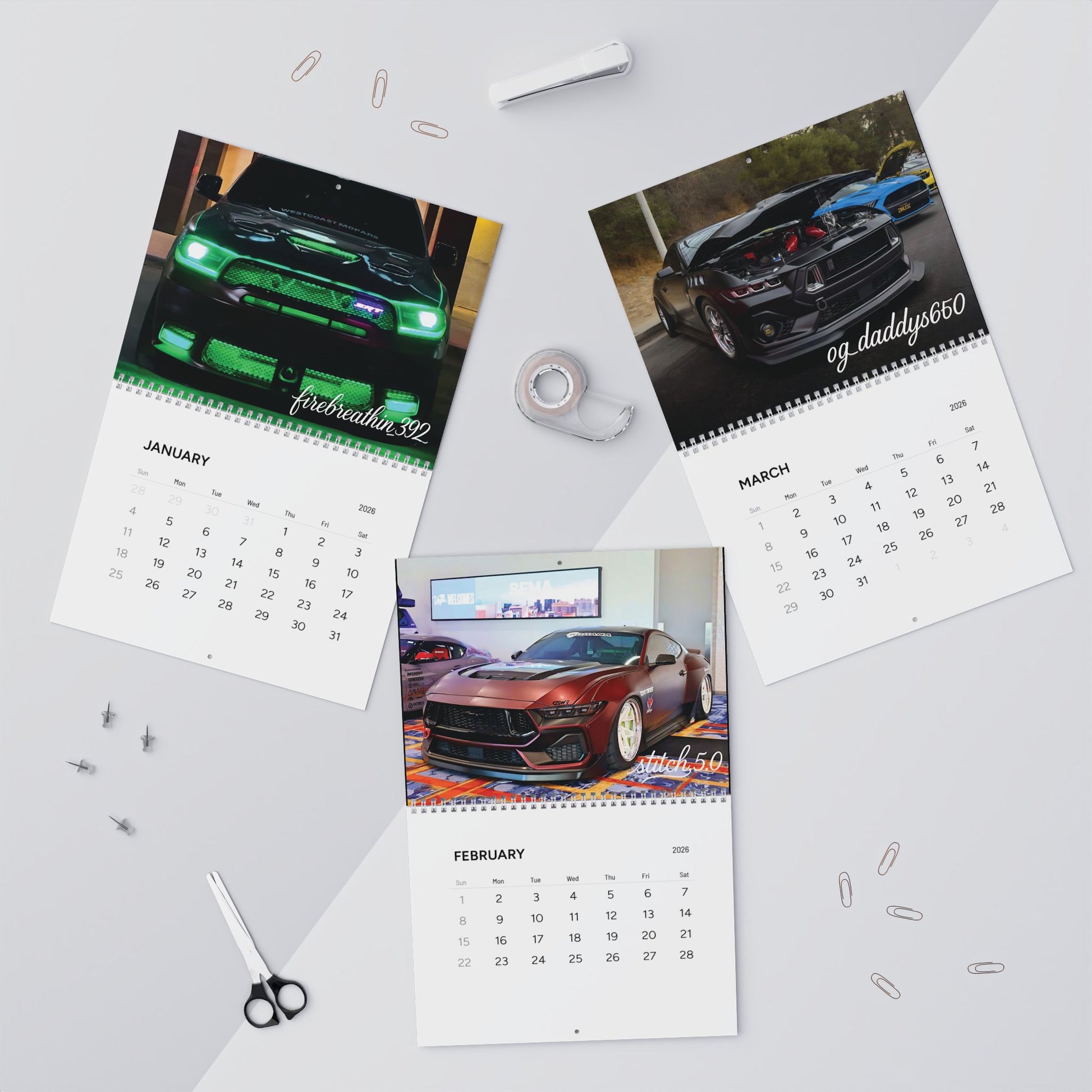 Street Royalty Wall Calendars (2026) Edition ONE