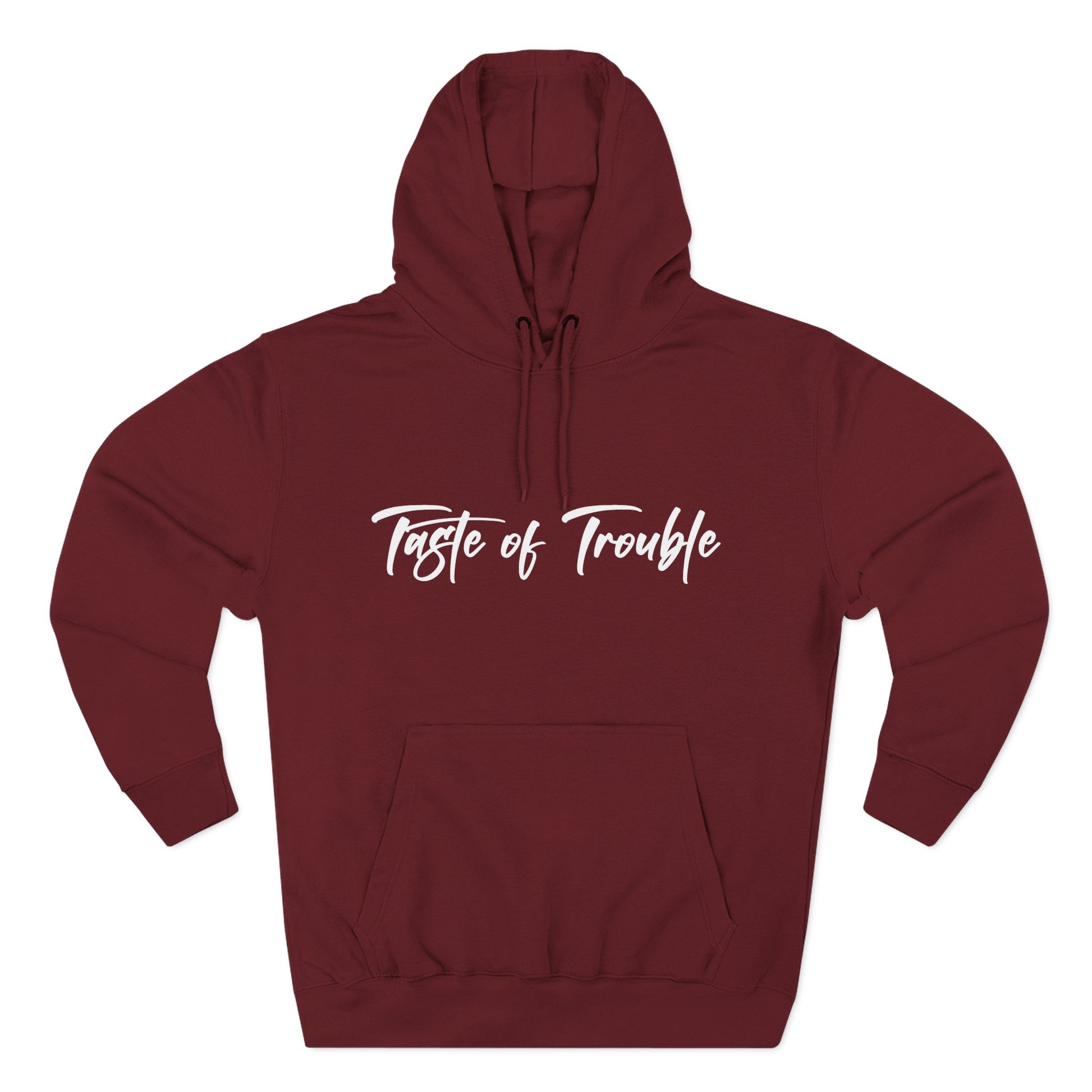 Taste of Trouble Fleece Pullover, Cozy Gift for Women, Casual Wear, Motivational Apparel, Holiday Gift