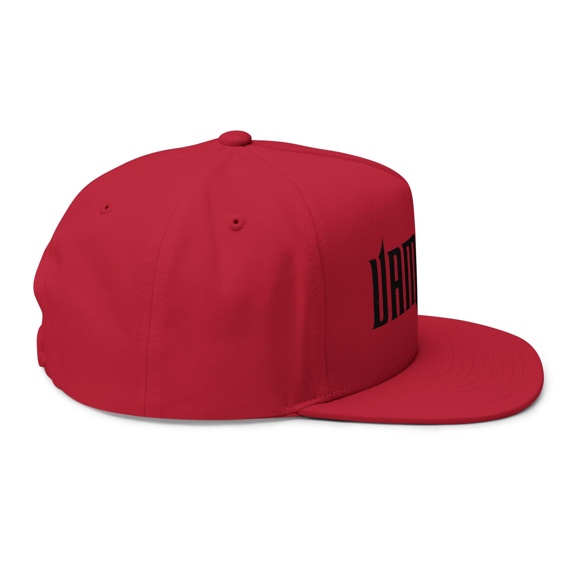 Vampyro Flat Bill Cap - Trendy Streetwear Hat for Urban Style, Perfect for Festivals, Outdoor Events, and Everyday Wear, Adjustable Cap