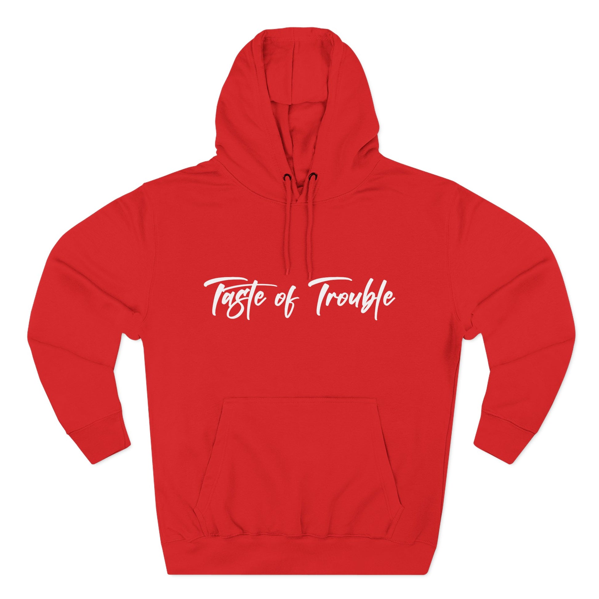 Taste of Trouble Fleece Pullover, Cozy Gift for Women, Casual Wear, Motivational Apparel, Holiday Gift