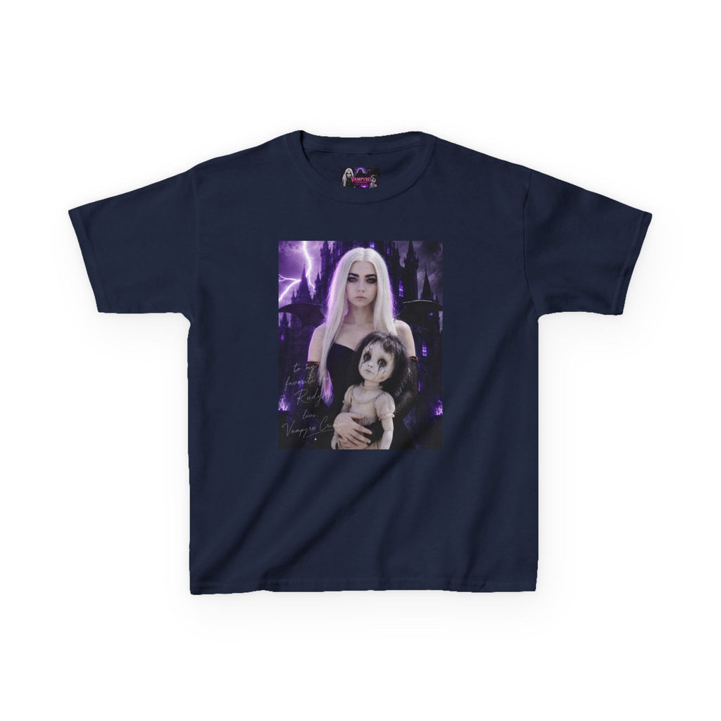 Vampyro Crimson “Haunted Music Box” Official Kids Tee – Gothic Doll Edition