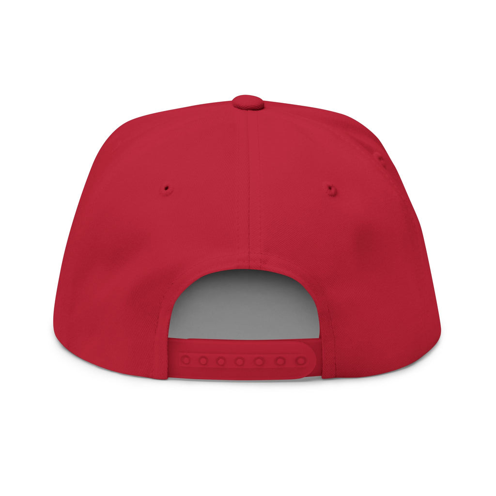 Vampyro Flat Bill Cap - Trendy Streetwear Hat for Urban Style, Perfect for Festivals, Outdoor Events, and Everyday Wear, Adjustable Cap