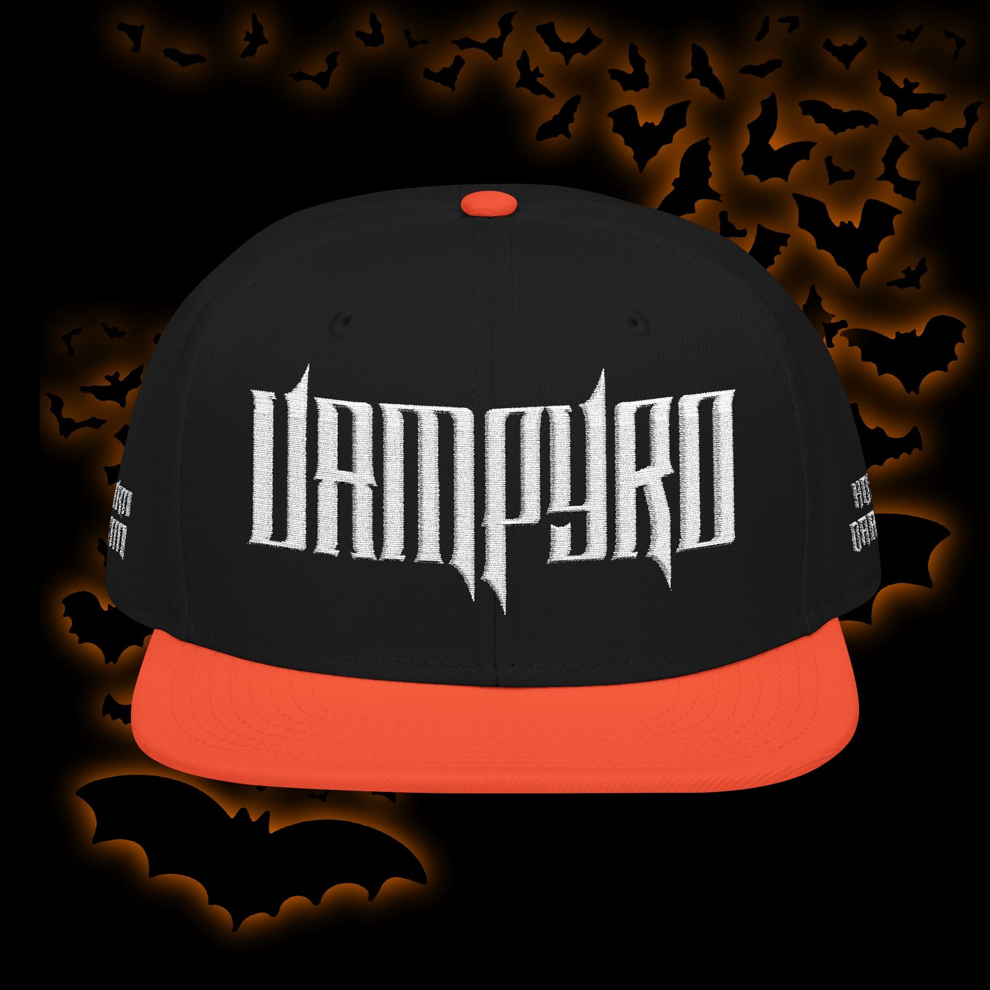Vampyro Crimson Embroidered Snapback Hat
