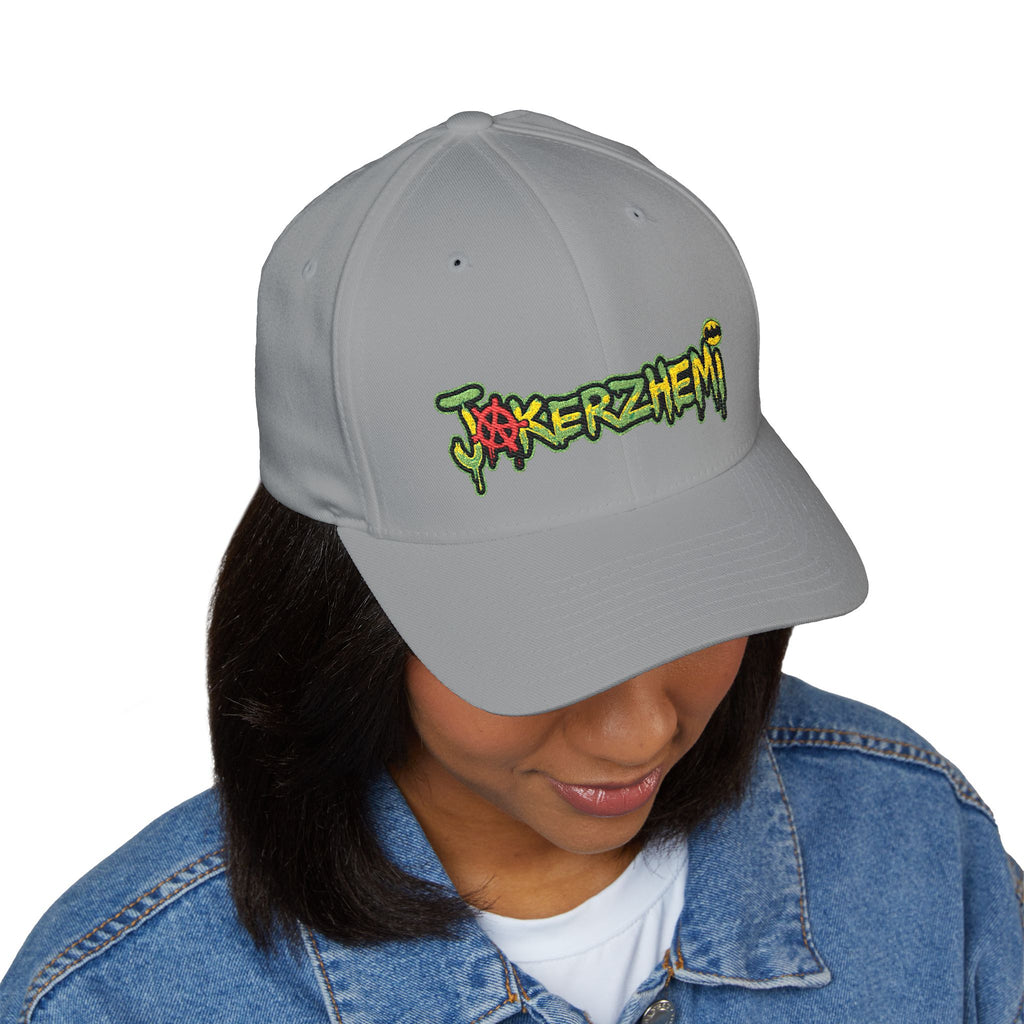 Embroidered Graffiti Logo Cap — 'Jokerzheim' Streetwear Hat
