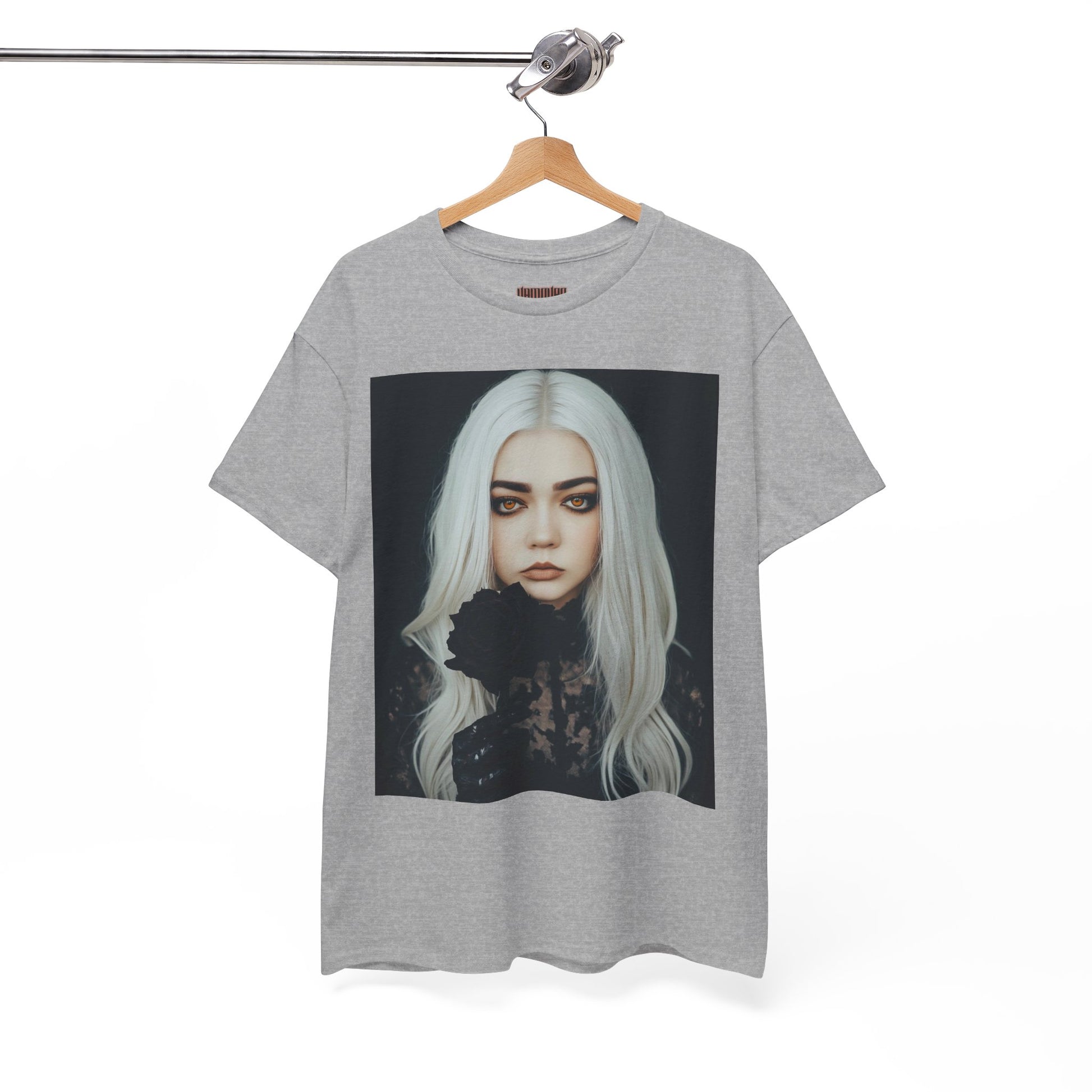 Digitally Autographed Vampyro Crimson Gothic Art Unisex Tee, Halloween Shirt, Alternative Fashion, Spooky Graphic Tee, Witchy Aesthetic Clothing, Edgy Outfit Idea