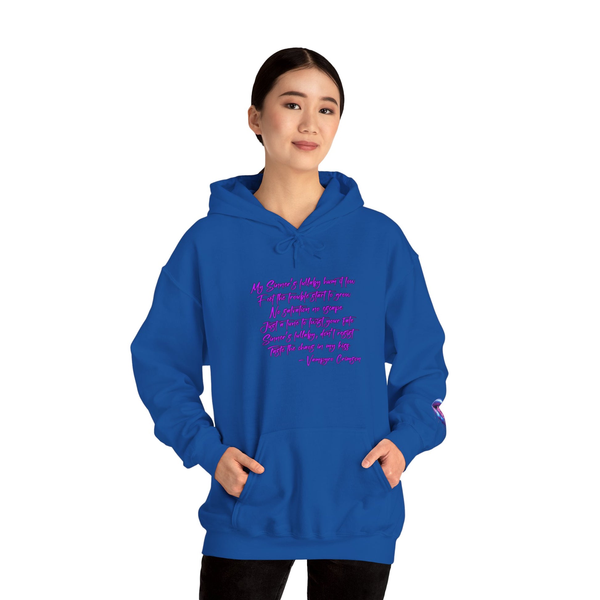 Taste of Trouble Inspirational Hoodie for Creative Souls, Motivational Sweatshirt, Unisex Heavy Blend, Modern Casual Wear, Gift for Artists, Trendy [...]