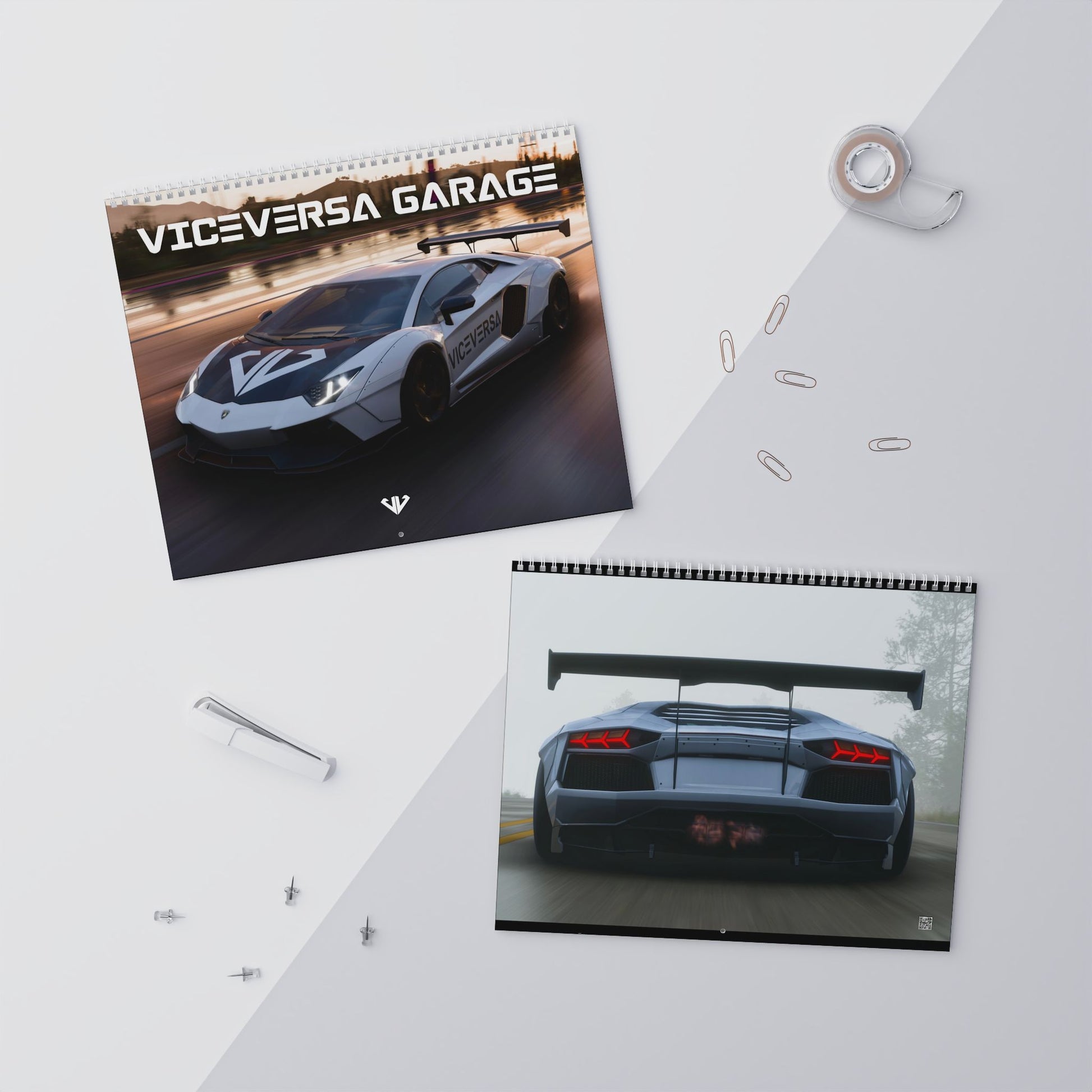 ViceVersa Garage Wall Calendar 2026 for Car Enthusiast
