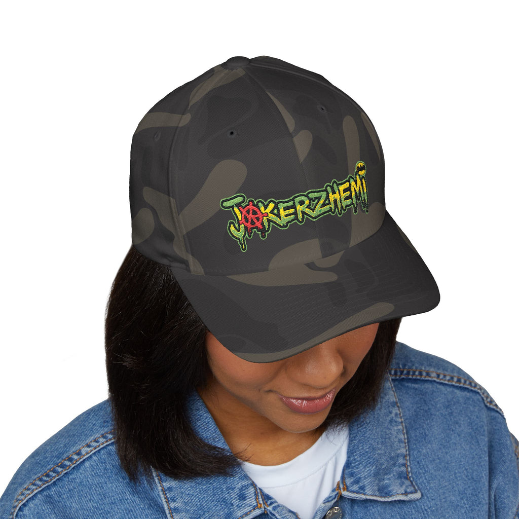 Embroidered Graffiti Logo Cap — 'Jokerzheim' Streetwear Hat