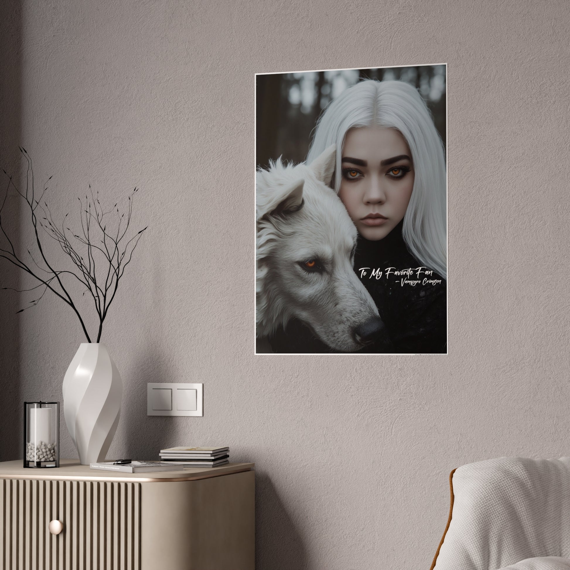 Vampyro Crimson Autographed Glossy Art Poster Print