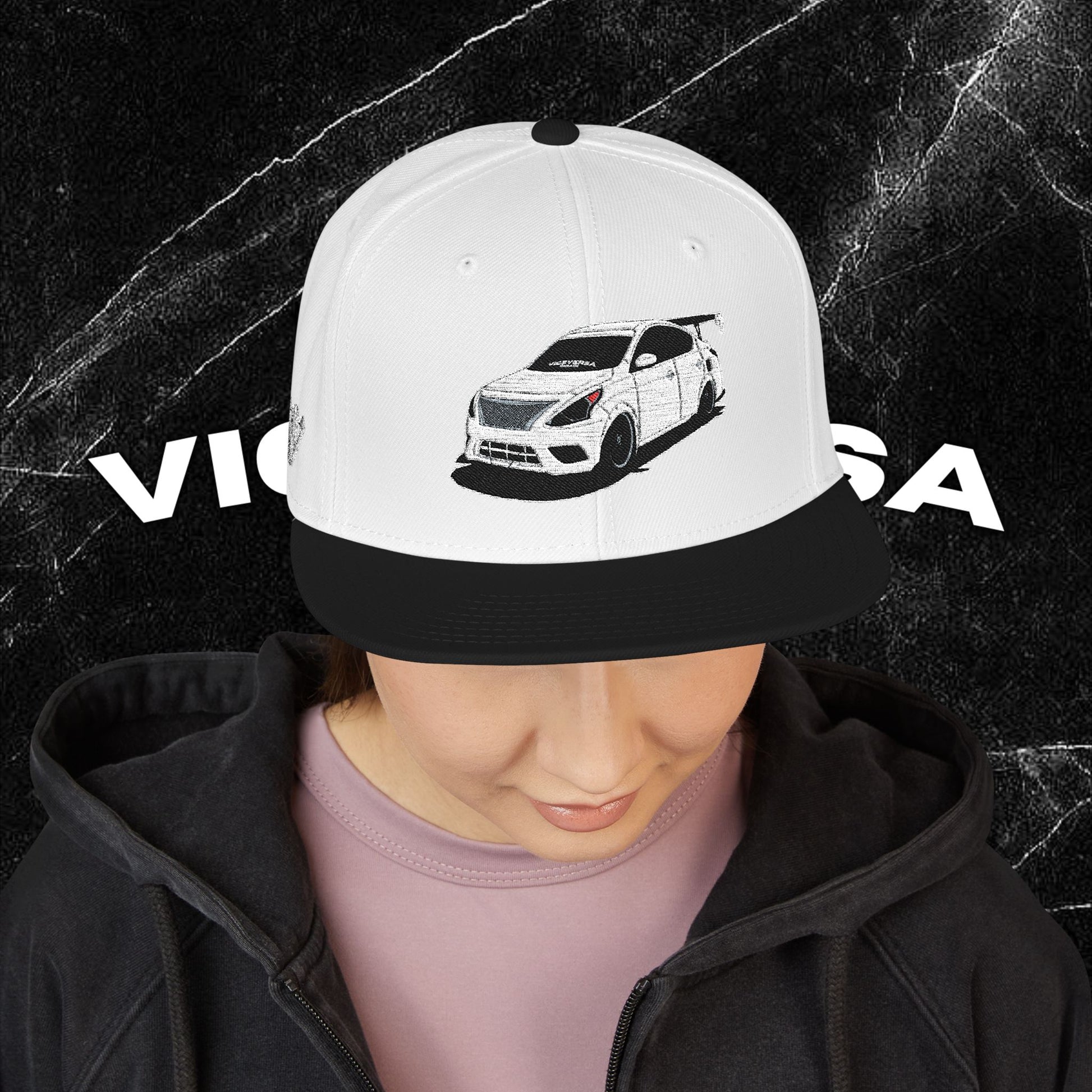 Embroidered Diamond Versa Snapback