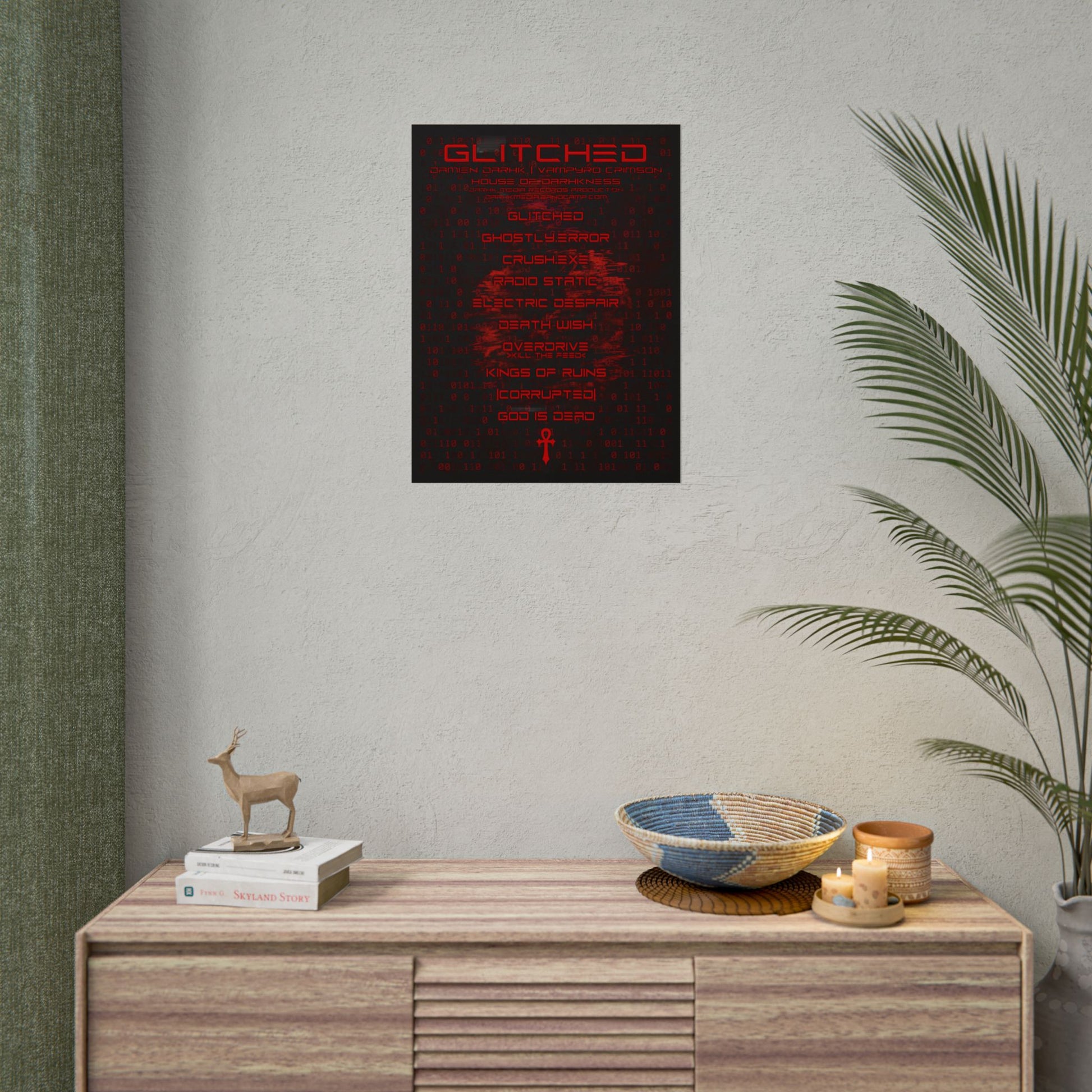 GLITCHED Music Poster