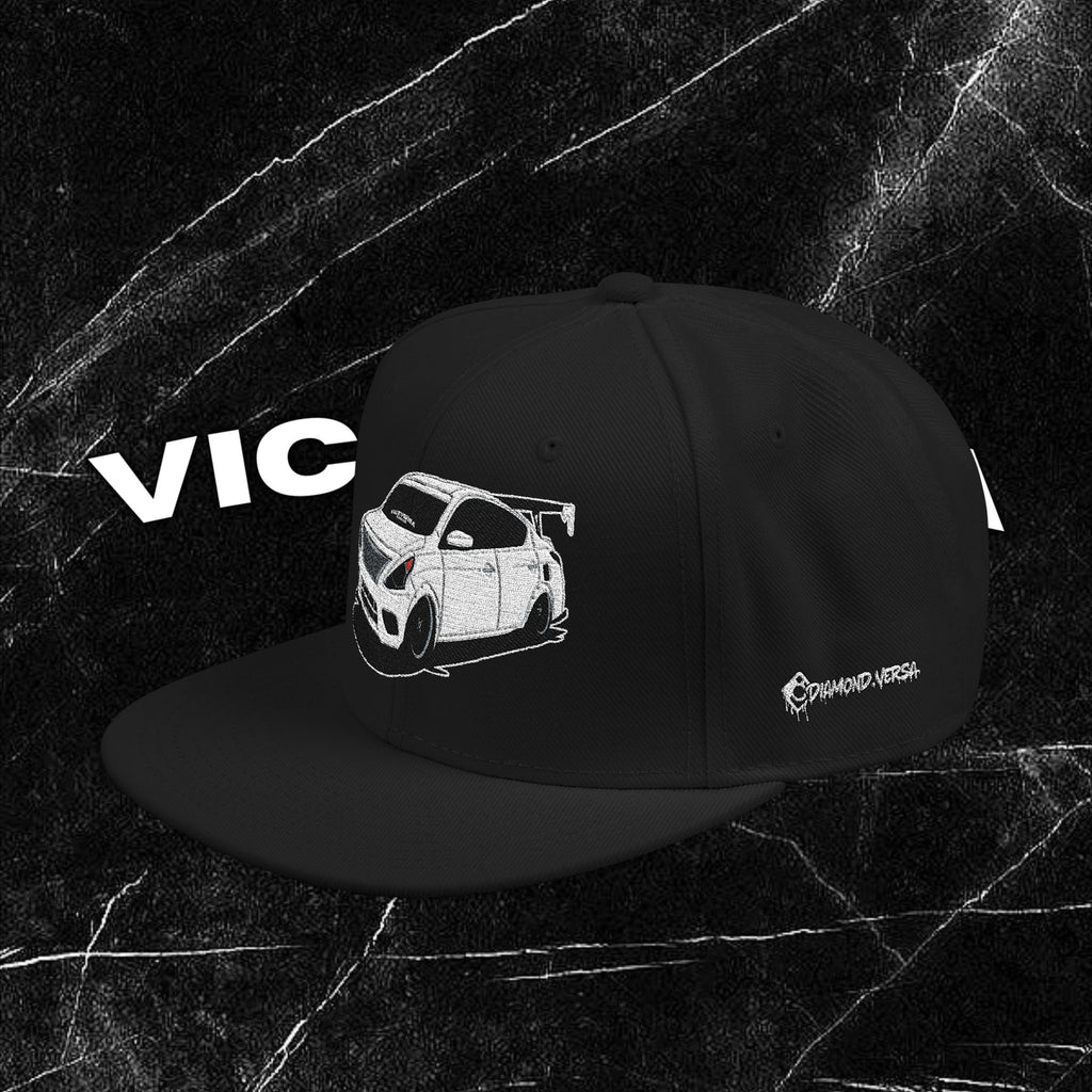 Embroidered Diamond Versa Snapback