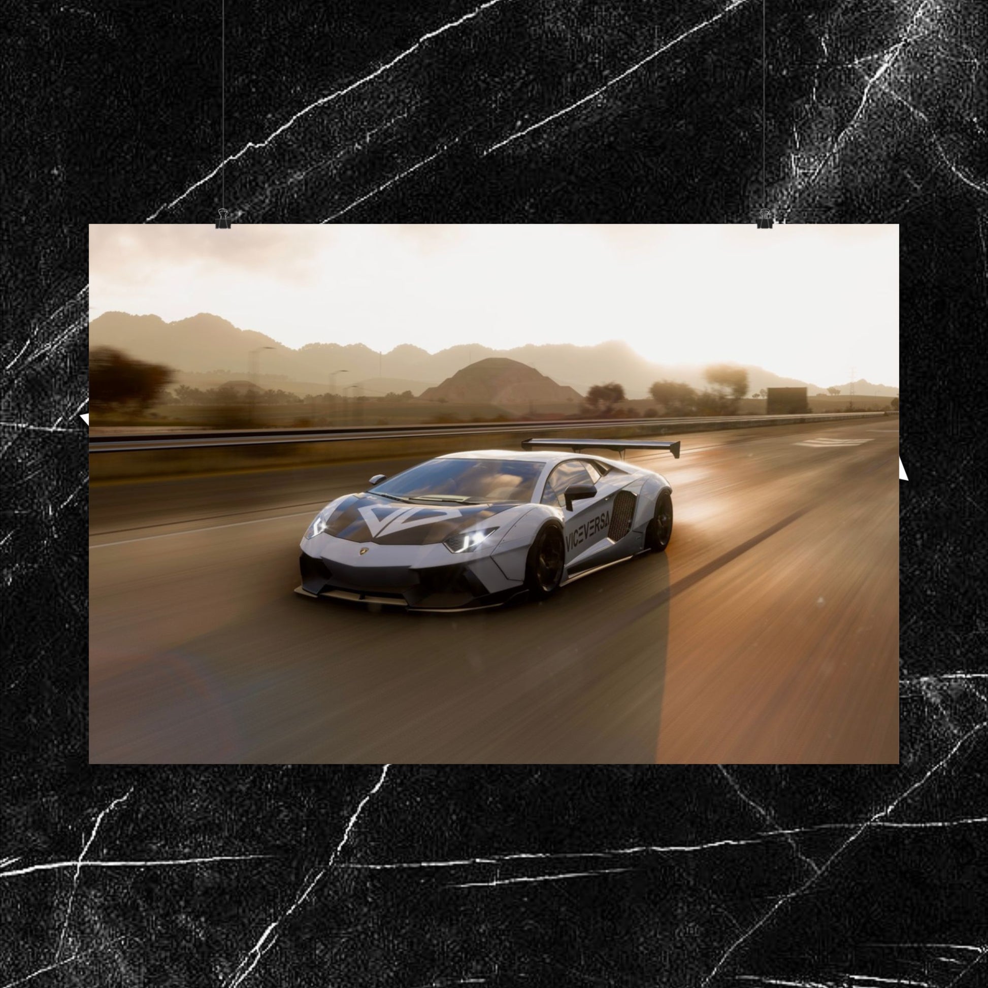 ViceVersa Garage Aventador Poster