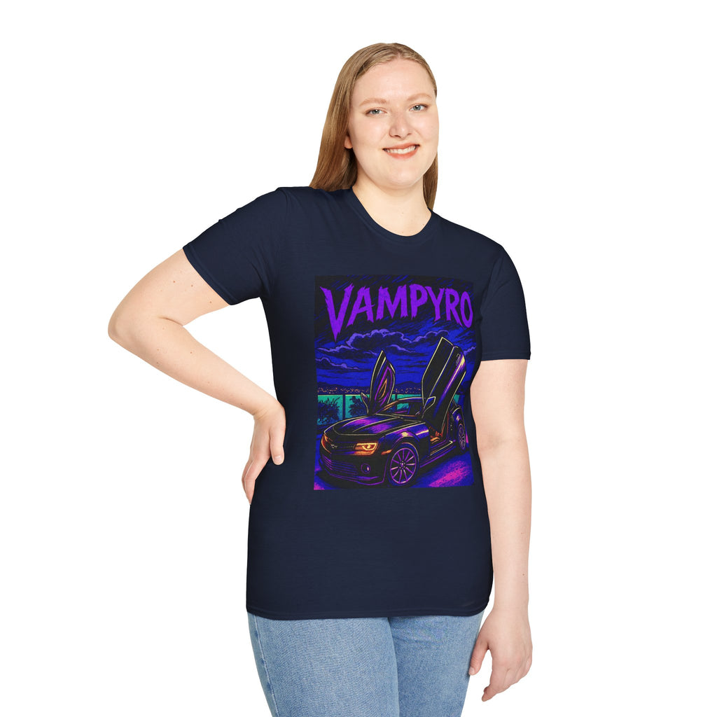 Vampyro Camaro Collectors T-Shirt, Graphic Tee for Car Lovers, Unisex T-Shirt, Retro Car Apparel, Gift for Auto Enthusiasts