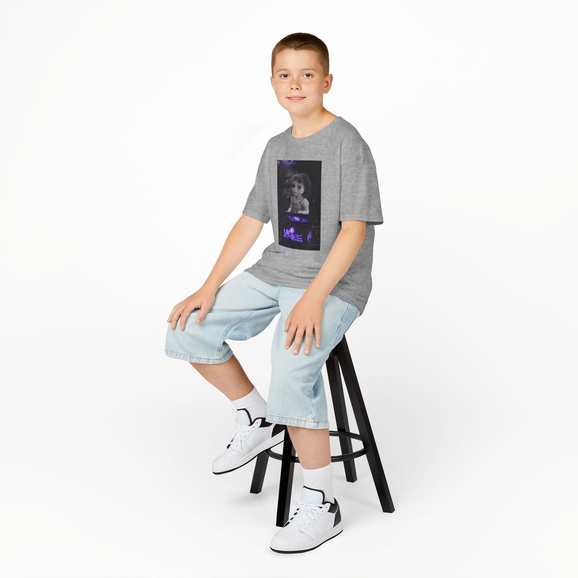 Vampyro Crimson – Haunted Music Box Kids Gothic Horror T-Shirt