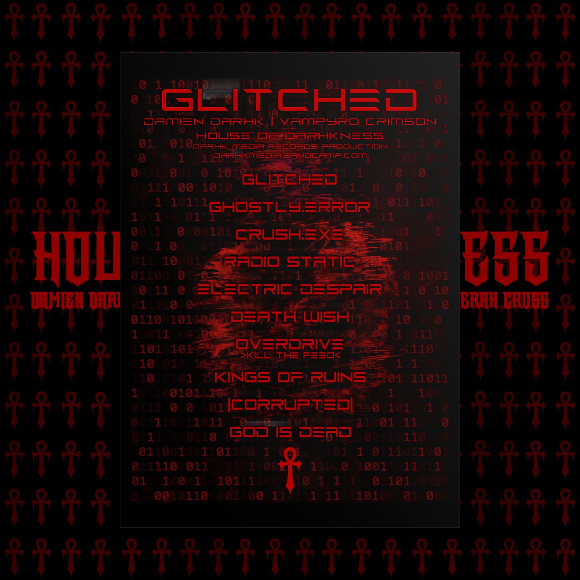 GLITCHED Music Poster