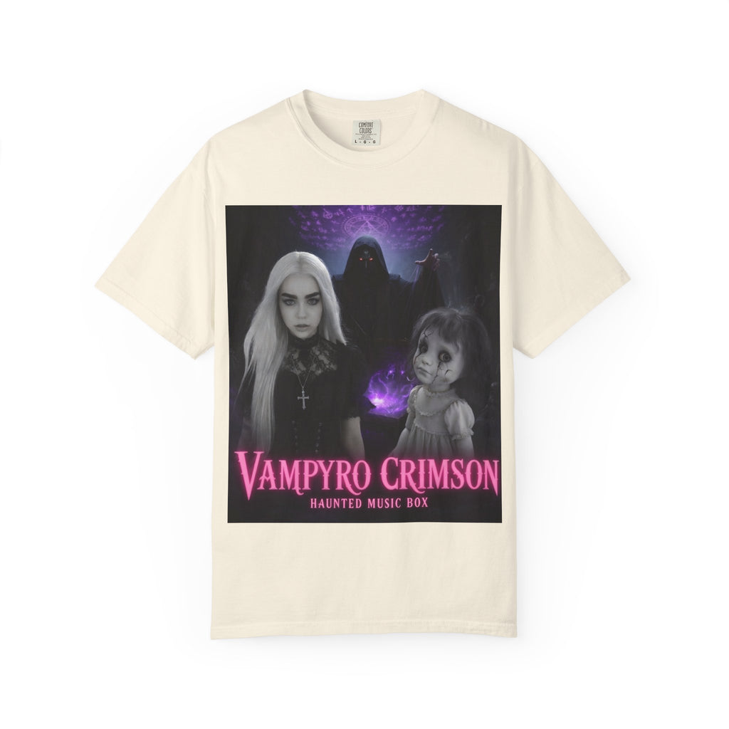 Vampyro Crimson Haunted Music Box T-Shirt