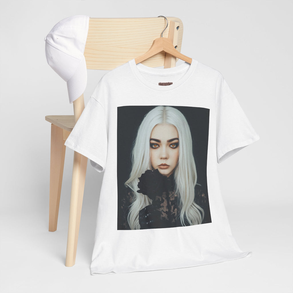 Digitally Autographed Vampyro Crimson Gothic Art Unisex Tee, Halloween Shirt, Alternative Fashion, Spooky Graphic Tee, Witchy Aesthetic Clothing, Edgy Outfit Idea