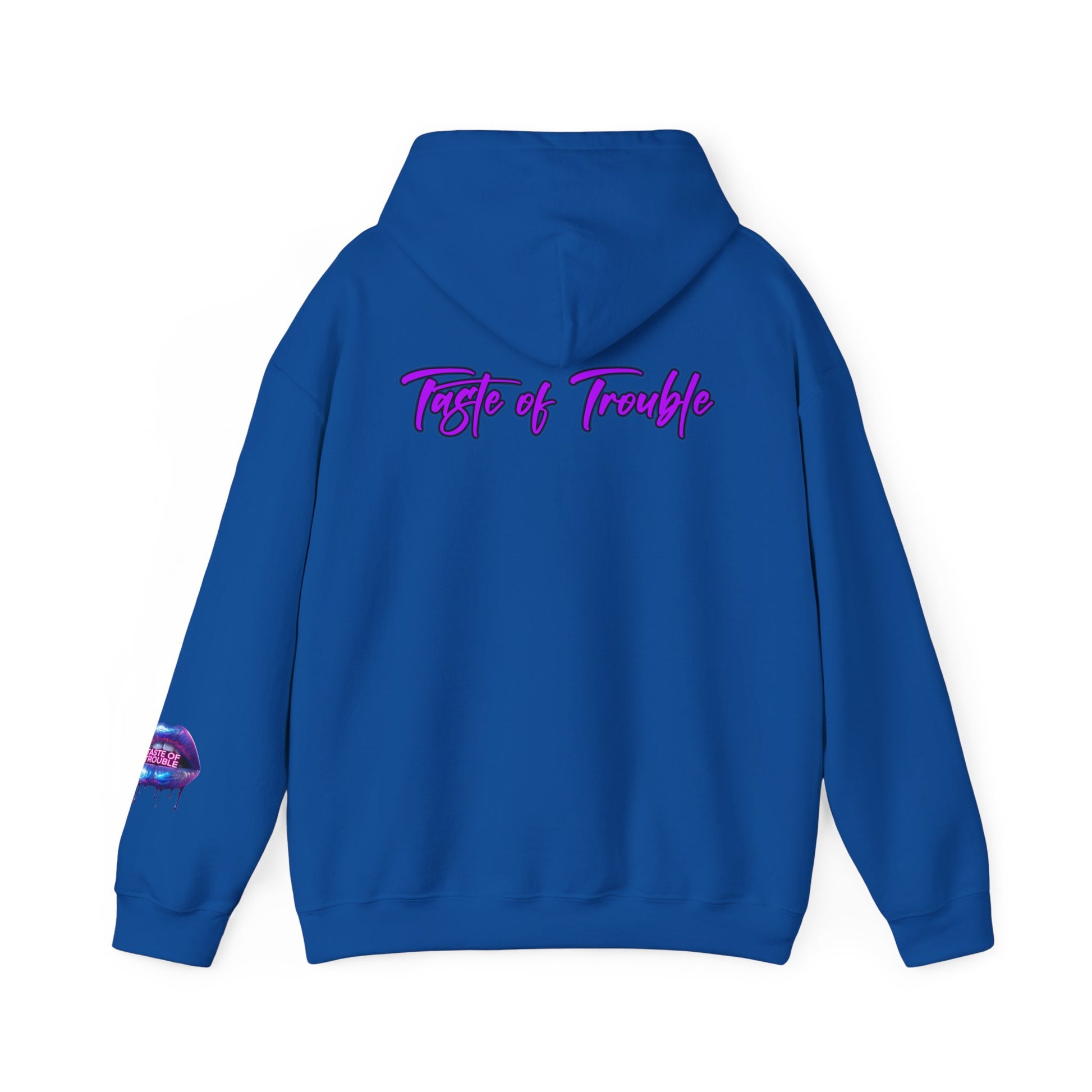 Taste of Trouble Inspirational Hoodie for Creative Souls, Motivational Sweatshirt, Unisex Heavy Blend, Modern Casual Wear, Gift for Artists, Trendy [...]