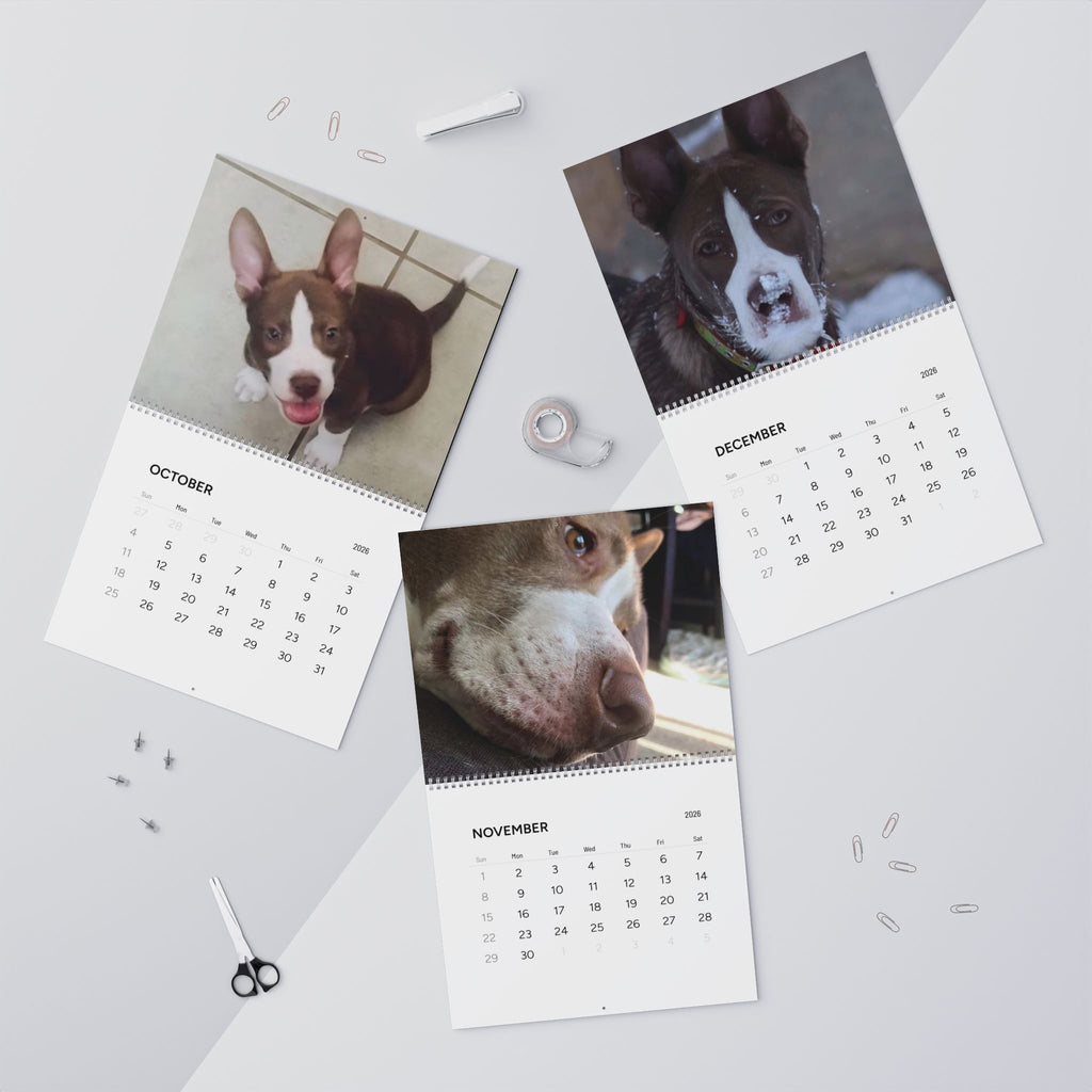 Photo Wall Calendar 2026 Jeter — Custom Pet & Family 12-Month Calendar