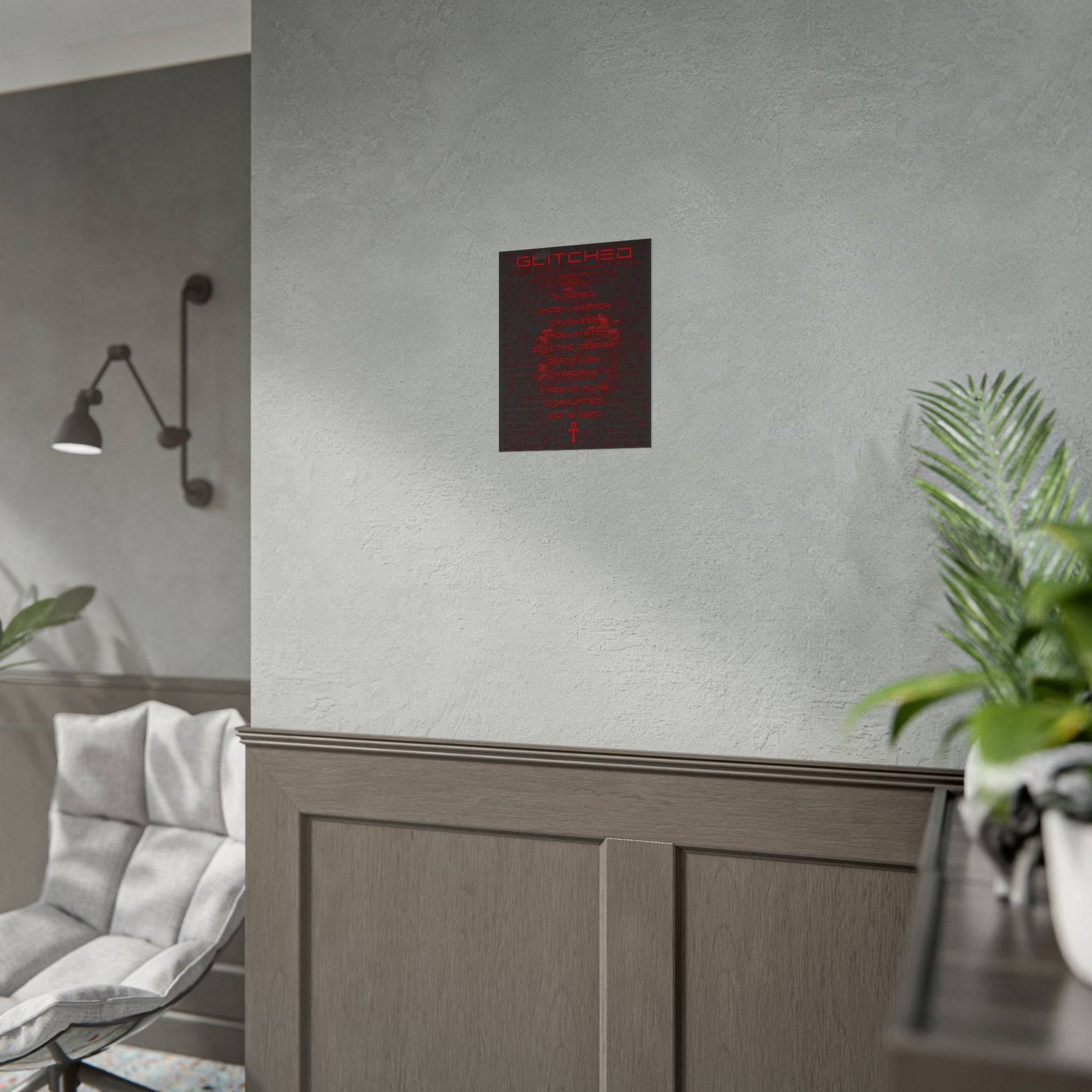 GLITCHED Music Poster