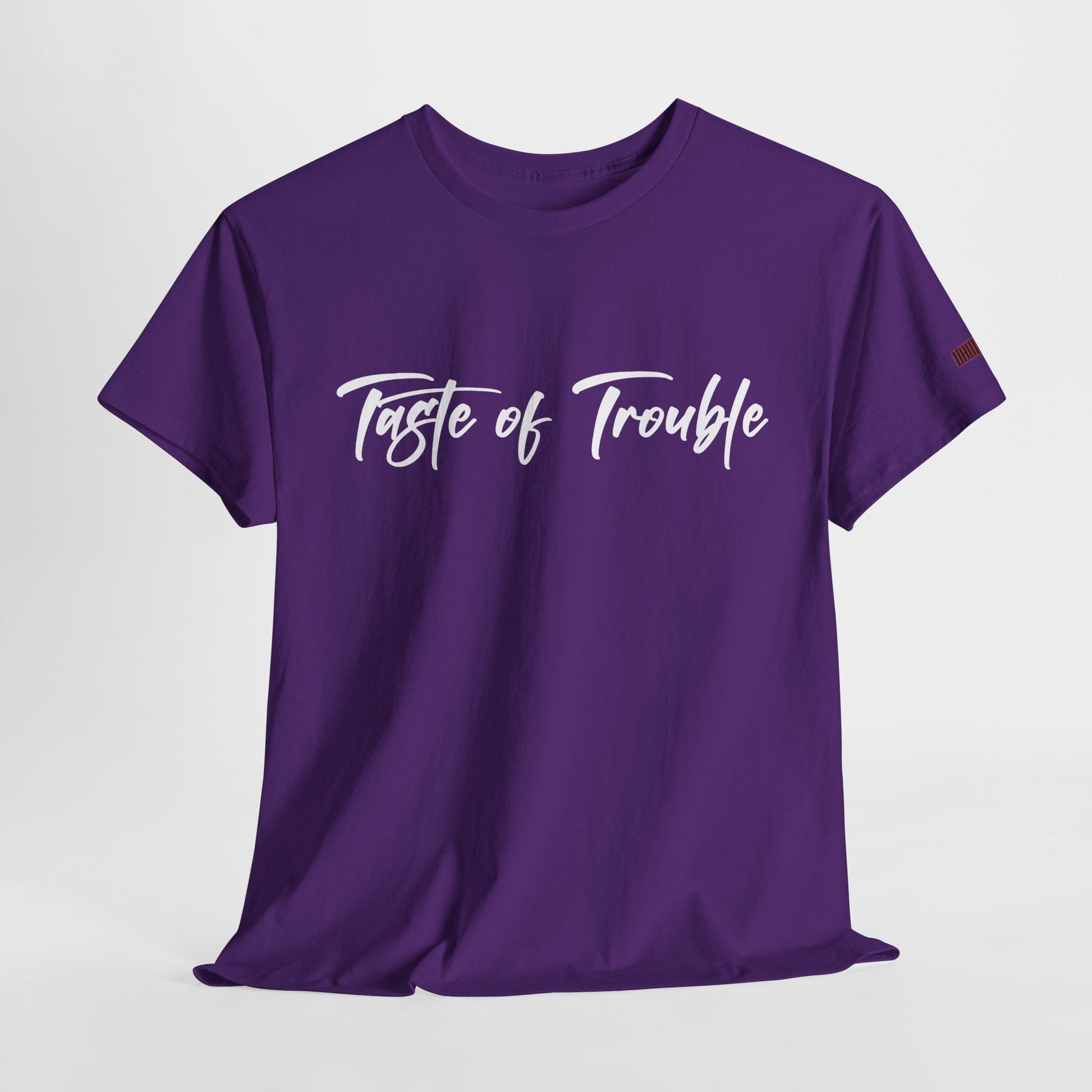 Taste of Trouble Vampyro Crimson Lyrics Unisex Heavy Cotton Tee - Casual Comfort, Everyday Wear, Gift for Friends, Stylish Casual Tee, Versatile Fashion