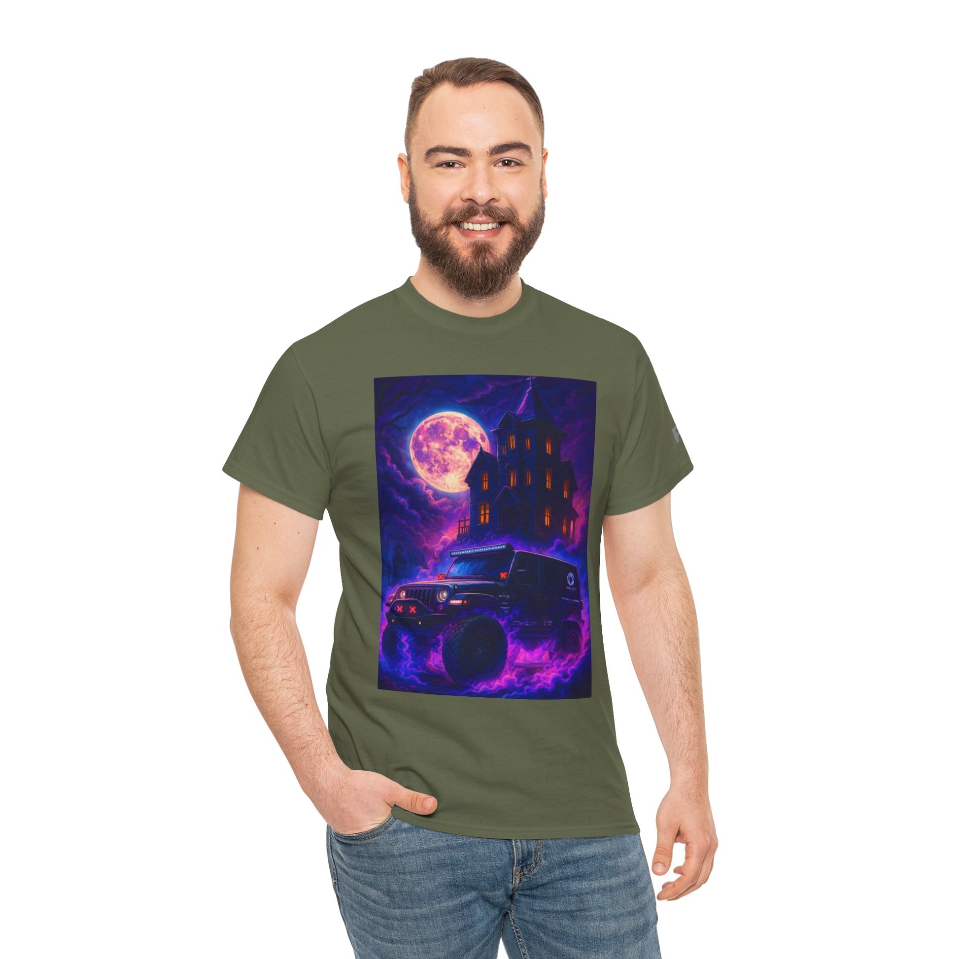 Pap Jeep Enthusiast Heavy Cotton Tee with Haunted Design | Ideal for Halloween, Casual Wear, Gift for Ghost Lovers, Fun Parties, Unique Wardrobe [...]