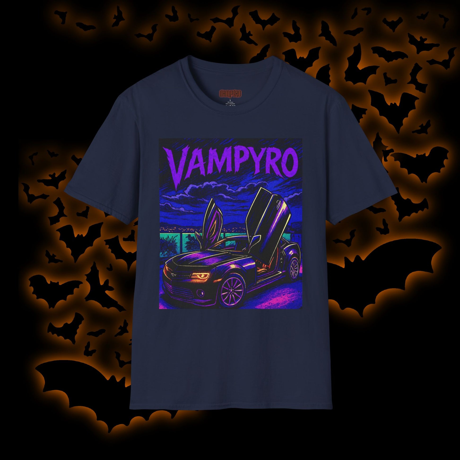 Vampyro Camaro Collectors T-Shirt, Graphic Tee for Car Lovers, Unisex T-Shirt, Retro Car Apparel, Gift for Auto Enthusiasts