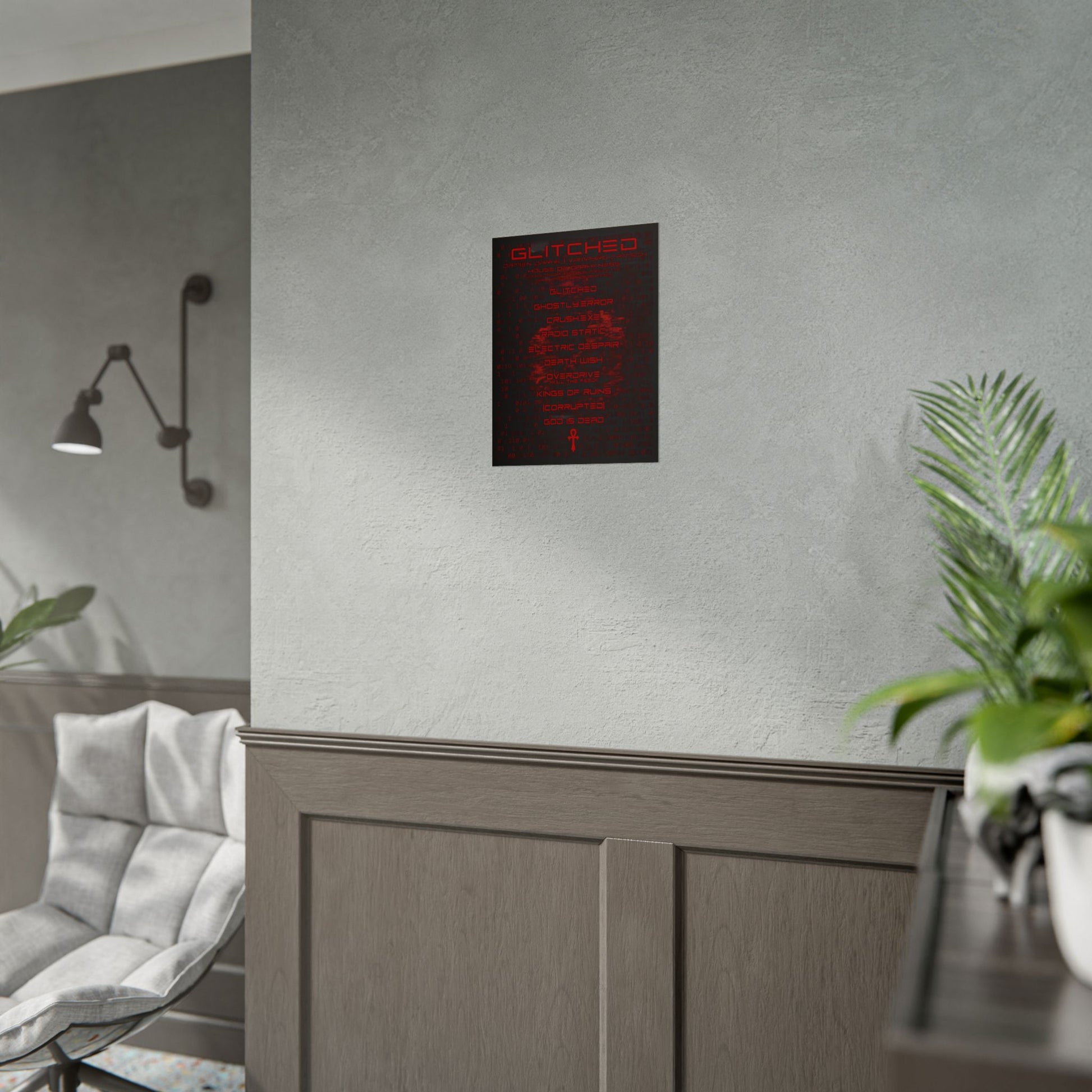 GLITCHED Music Poster