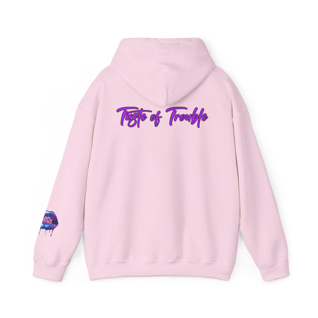 Taste of Trouble Inspirational Hoodie for Creative Souls, Motivational Sweatshirt, Unisex Heavy Blend, Modern Casual Wear, Gift for Artists, Trendy [...]