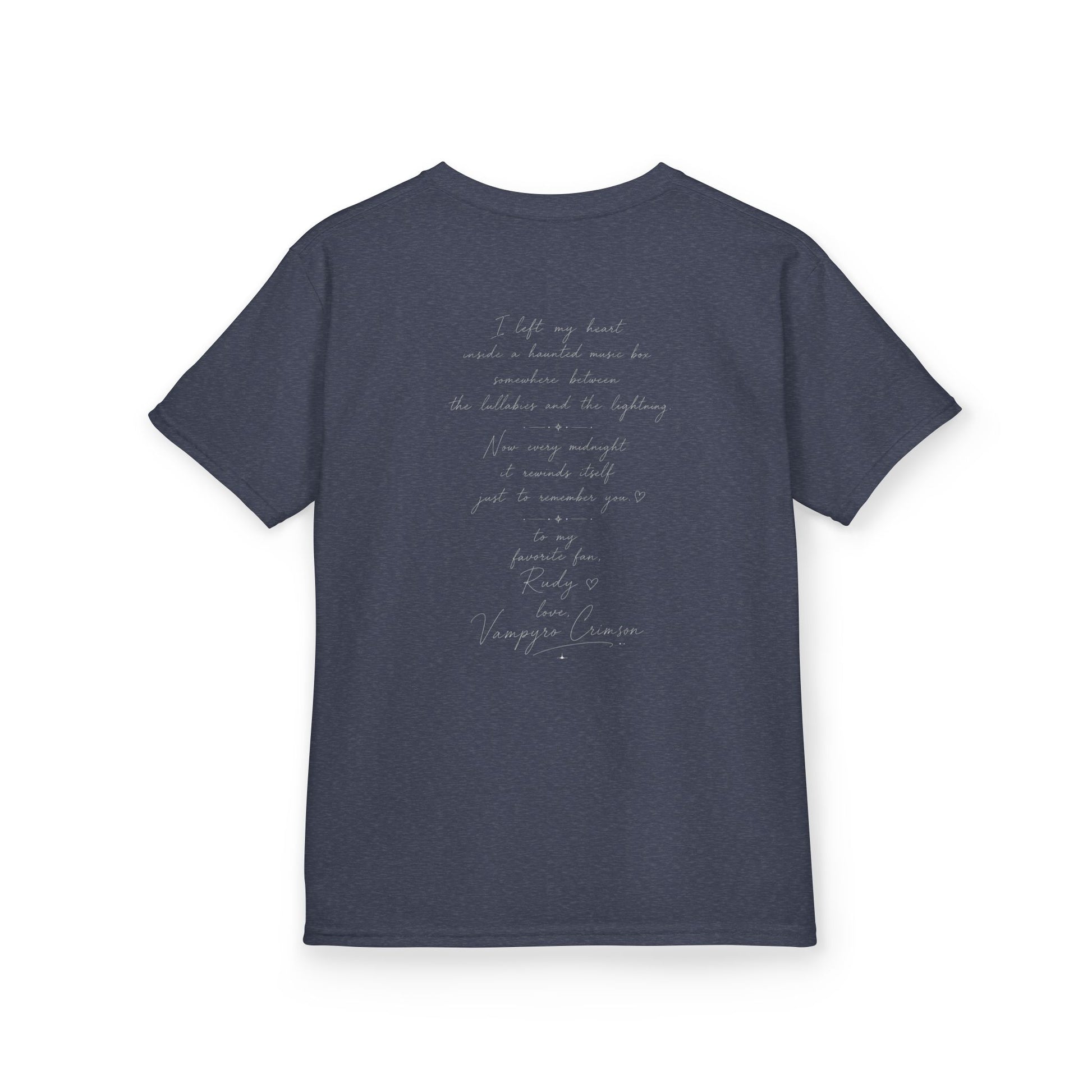 Vampyro Crimson “Haunted Music Box” Official Kids Tee – Gothic Doll Edition
