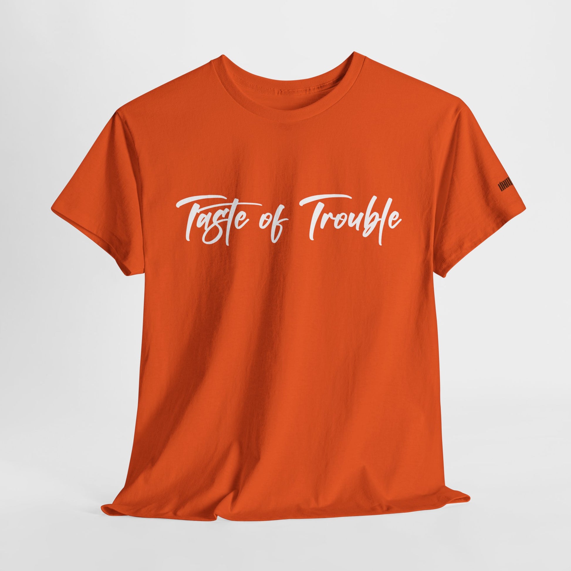 Taste of Trouble Vampyro Crimson Lyrics Unisex Heavy Cotton Tee - Casual Comfort, Everyday Wear, Gift for Friends, Stylish Casual Tee, Versatile Fashion