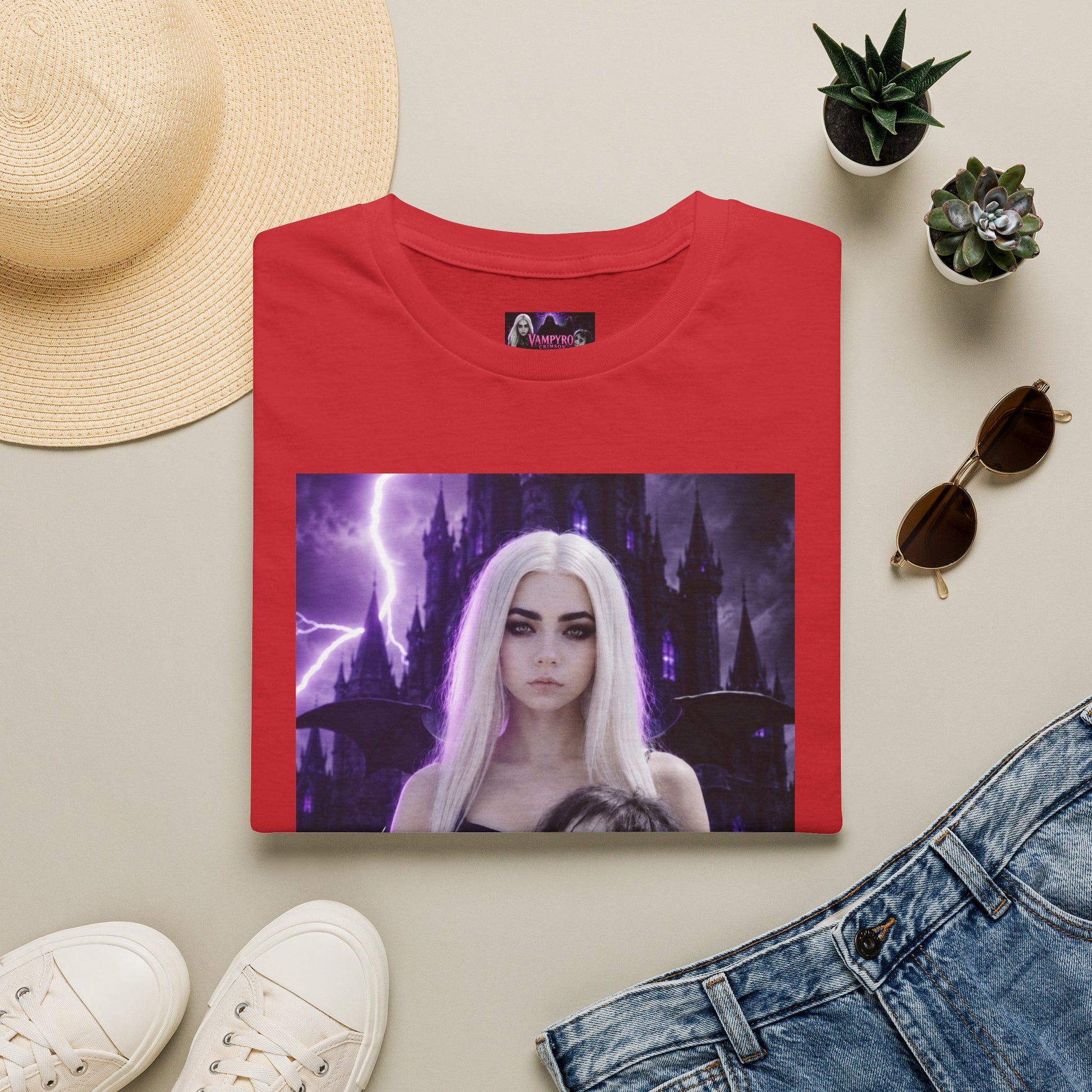 Vampyro Crimson “Haunted Music Box” Official Adult Tee – Gothic Doll Edition
