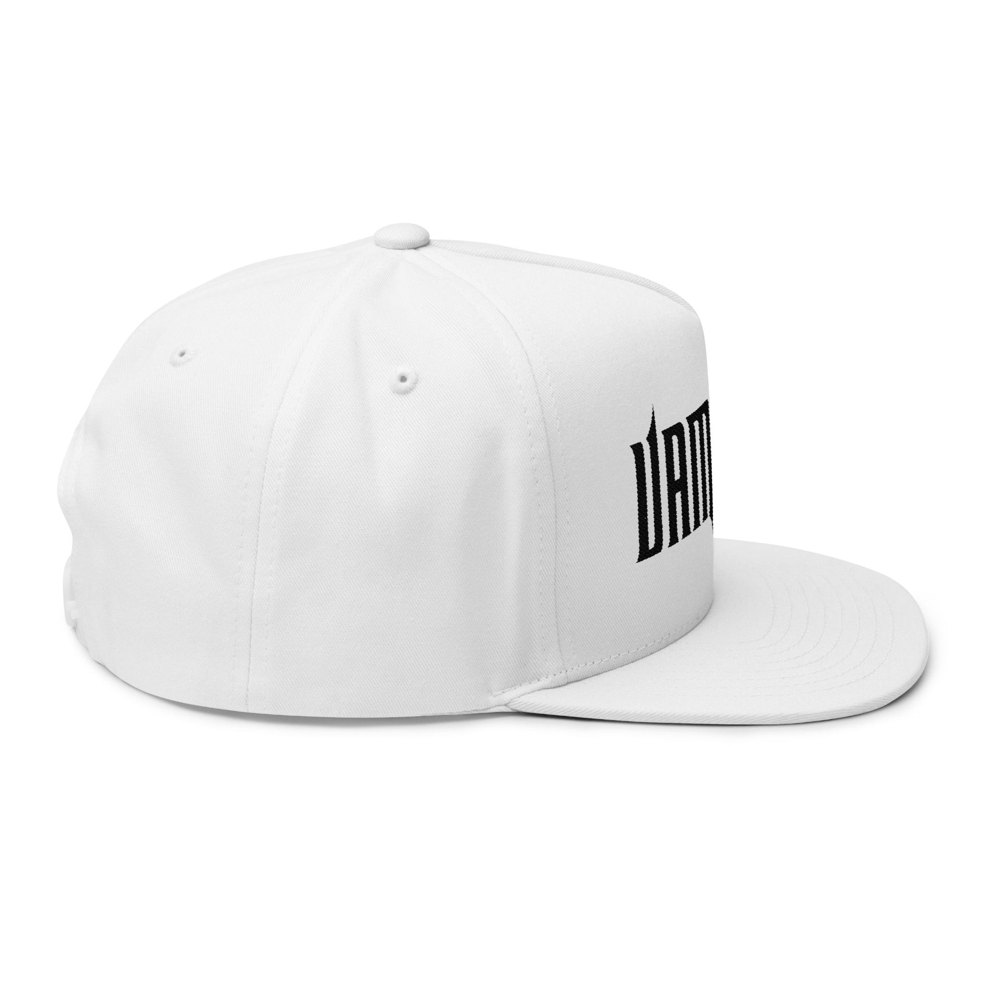 Vampyro Flat Bill Cap - Trendy Streetwear Hat for Urban Style, Perfect for Festivals, Outdoor Events, and Everyday Wear, Adjustable Cap