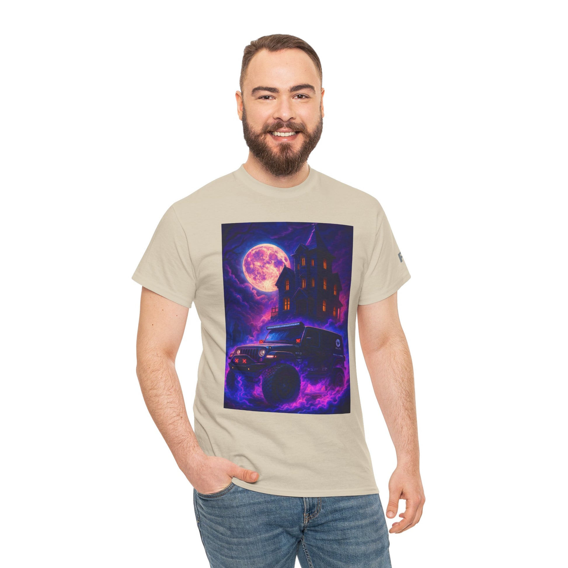 Pap Jeep Enthusiast Heavy Cotton Tee with Haunted Design | Ideal for Halloween, Casual Wear, Gift for Ghost Lovers, Fun Parties, Unique Wardrobe [...]