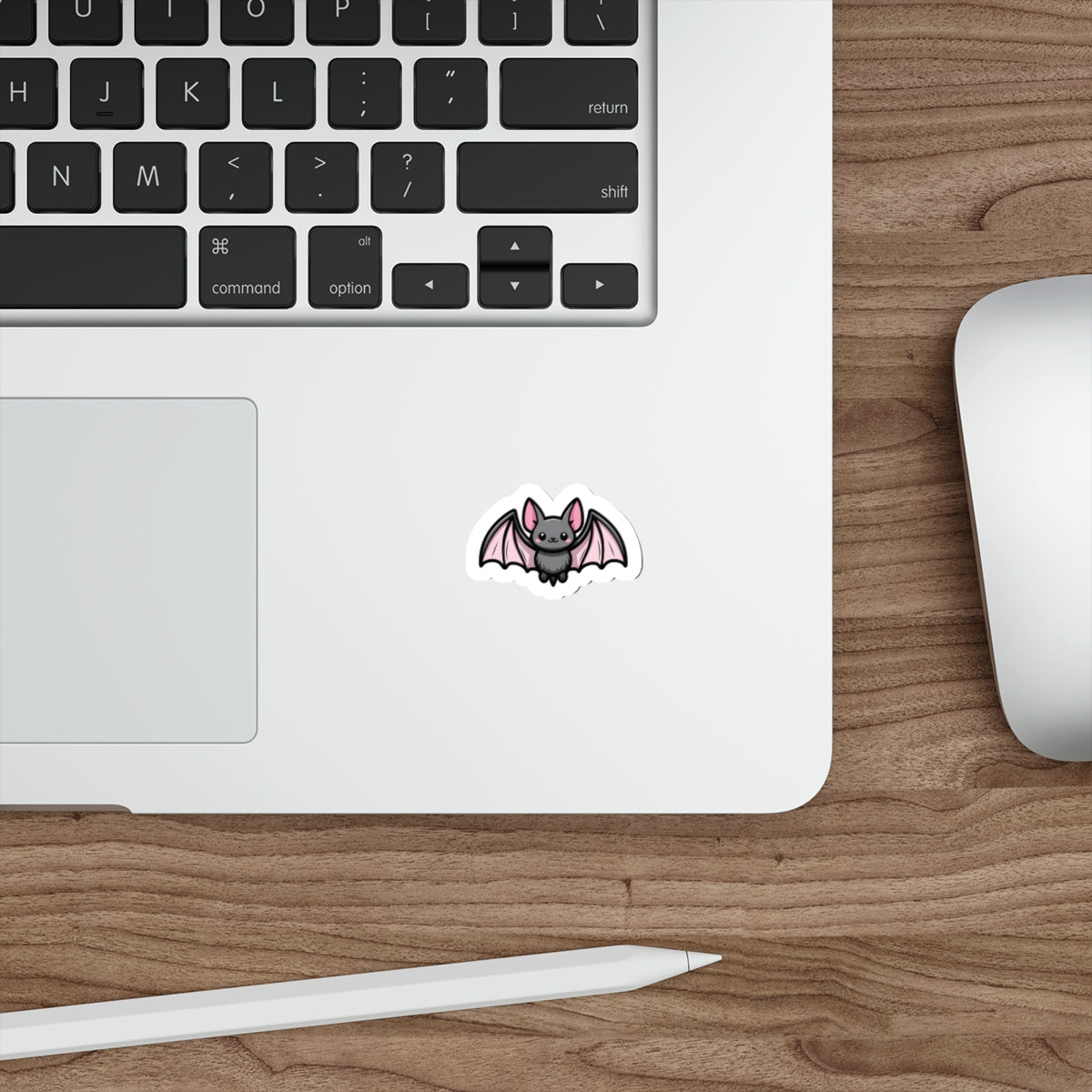 Vampyro Crimson's Cute Bat Die-Cut Stickers, Halloween Decor, Laptop Accessories, Kawaii Bat Sticker, Gift for Animal Lovers, Party Favors