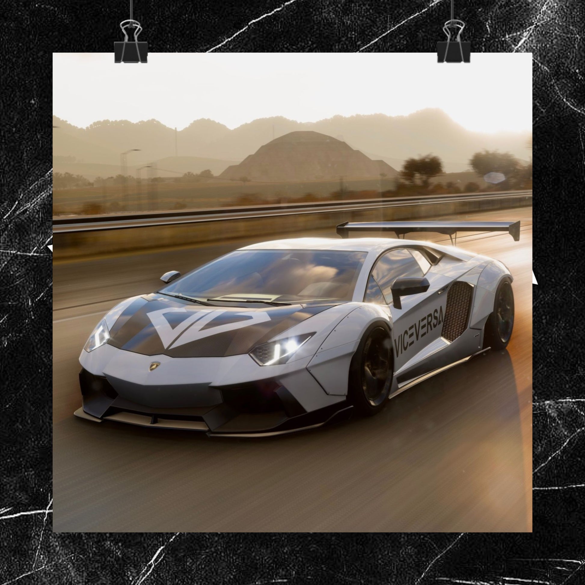 ViceVersa Garage Widebody Aventador Poster