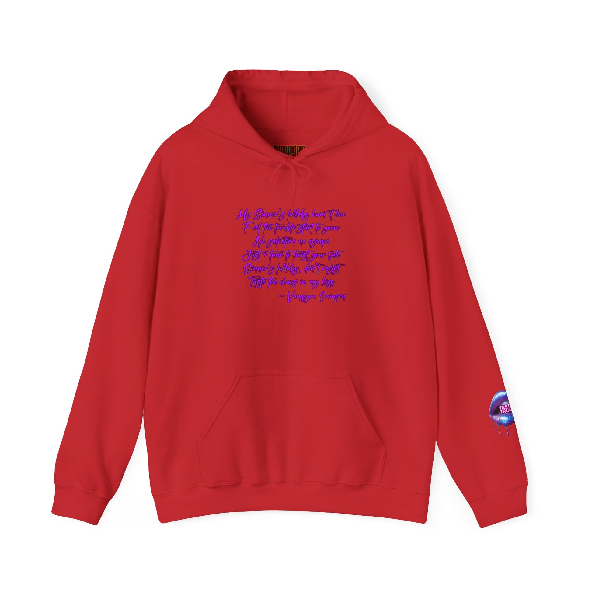 Taste of Trouble Inspirational Hoodie for Creative Souls, Motivational Sweatshirt, Unisex Heavy Blend, Modern Casual Wear, Gift for Artists, Trendy [...]