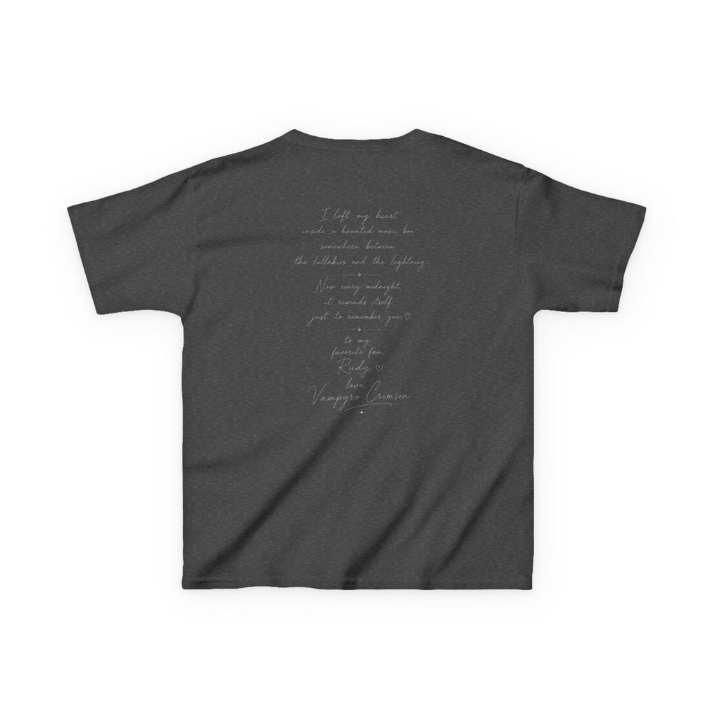 Vampyro Crimson “Haunted Music Box” Official Kids Tee – Gothic Doll Edition