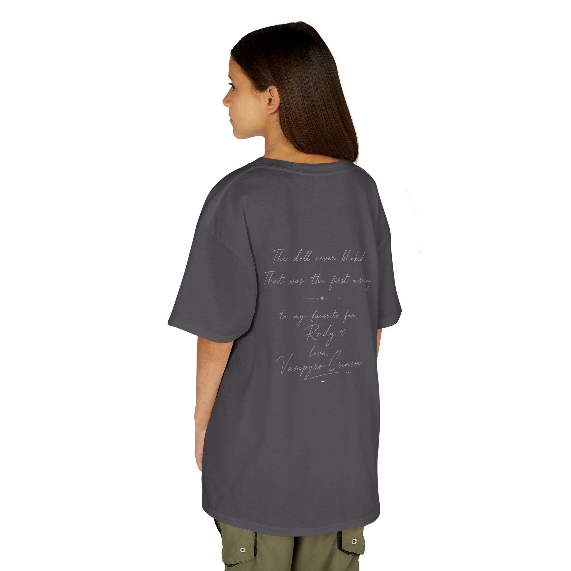 Vampyro Crimson – Haunted Music Box Kids Gothic Horror T-Shirt