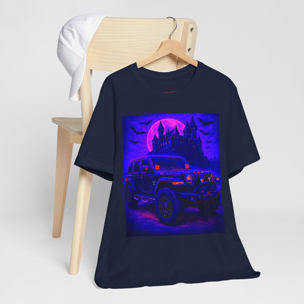 Elwood Jeep Adventure Tee - Perfect for Halloween, Road Trips, Outdoor Enthusiasts, Gift for Him or Her, Jeep Lovers, Casual Style