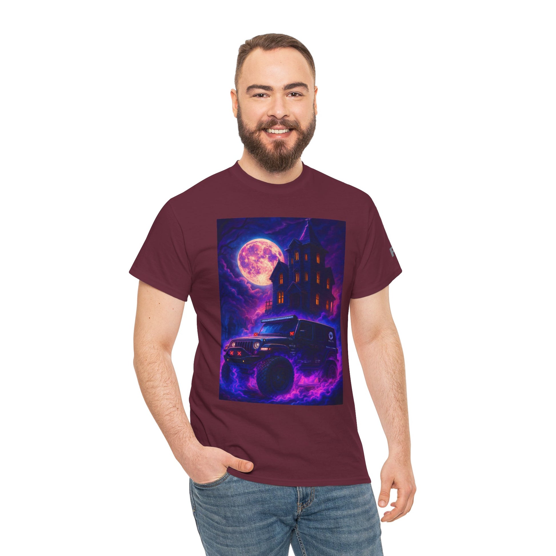 Pap Jeep Enthusiast Heavy Cotton Tee with Haunted Design | Ideal for Halloween, Casual Wear, Gift for Ghost Lovers, Fun Parties, Unique Wardrobe [...]
