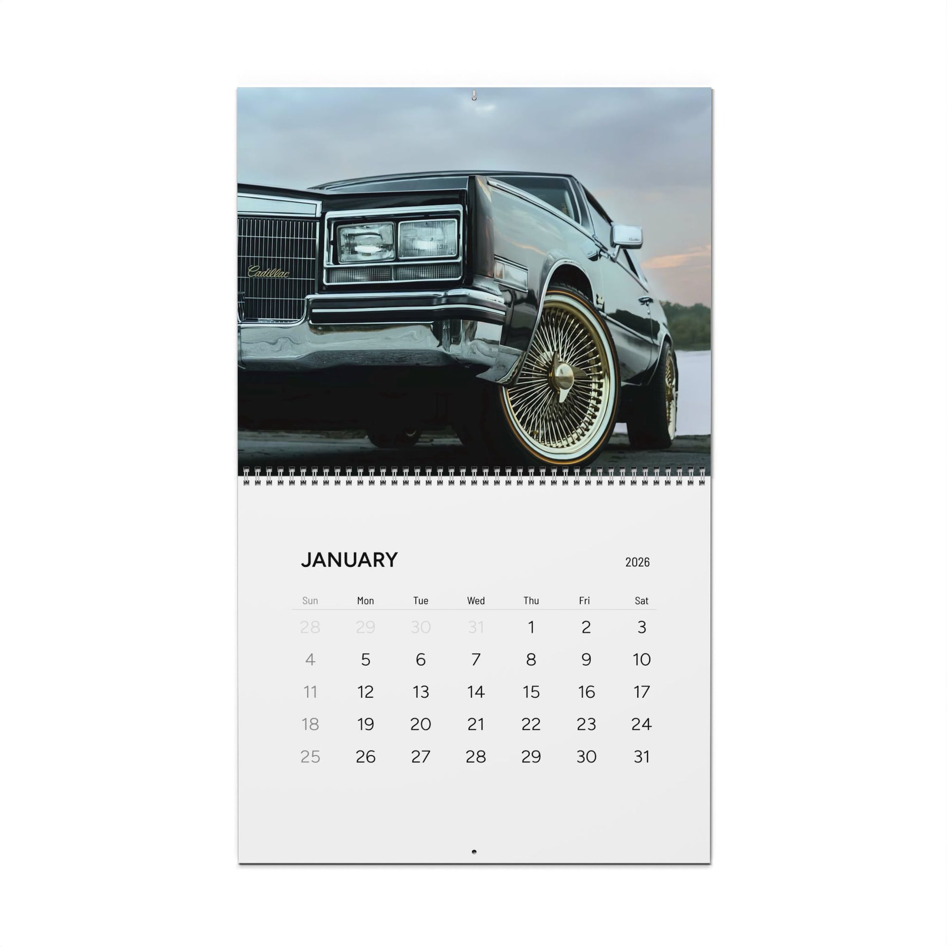 Apollonia Wall Calendar 2026 – Vintage Cars & Urban Auto Photography