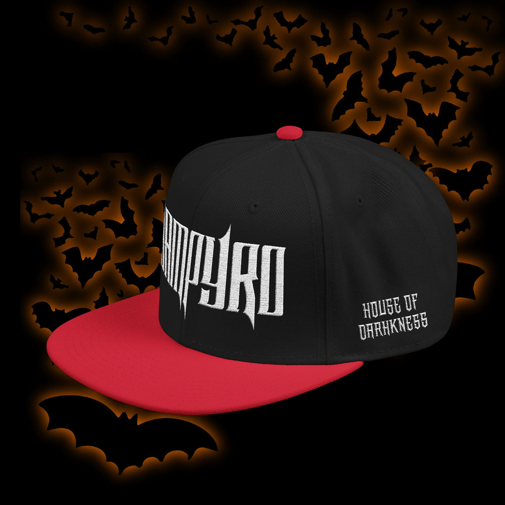 Vampyro Crimson Embroidered Snapback Hat
