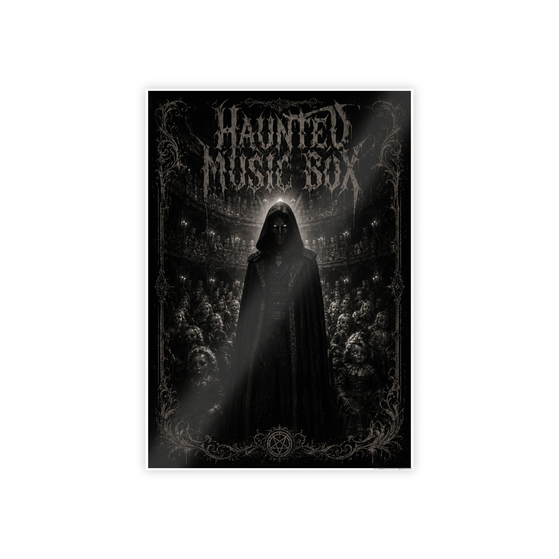SIGNED CD  + Exclusive Signed Puppeteer Vampyro Crimson Haunted Music Box Band Poster