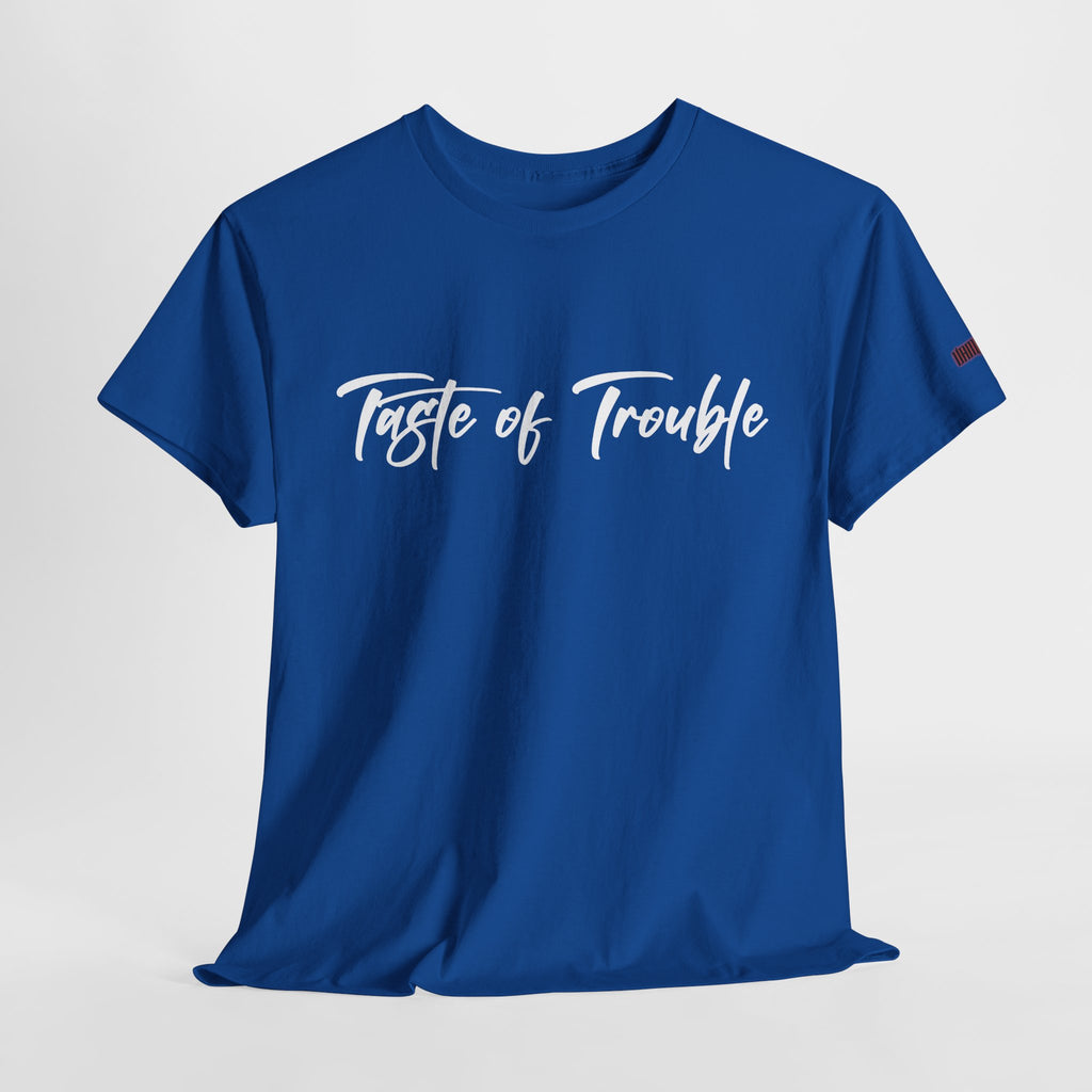 Taste of Trouble Vampyro Crimson Lyrics Unisex Heavy Cotton Tee - Casual Comfort, Everyday Wear, Gift for Friends, Stylish Casual Tee, Versatile Fashion