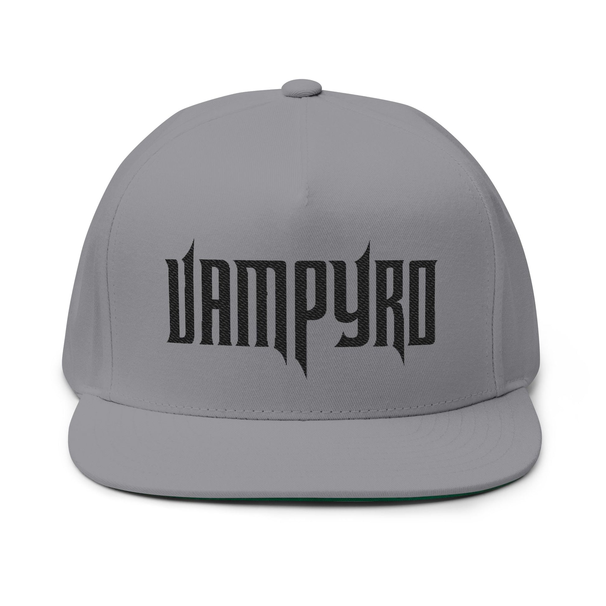 Vampyro Flat Bill Cap - Trendy Streetwear Hat for Urban Style, Perfect for Festivals, Outdoor Events, and Everyday Wear, Adjustable Cap