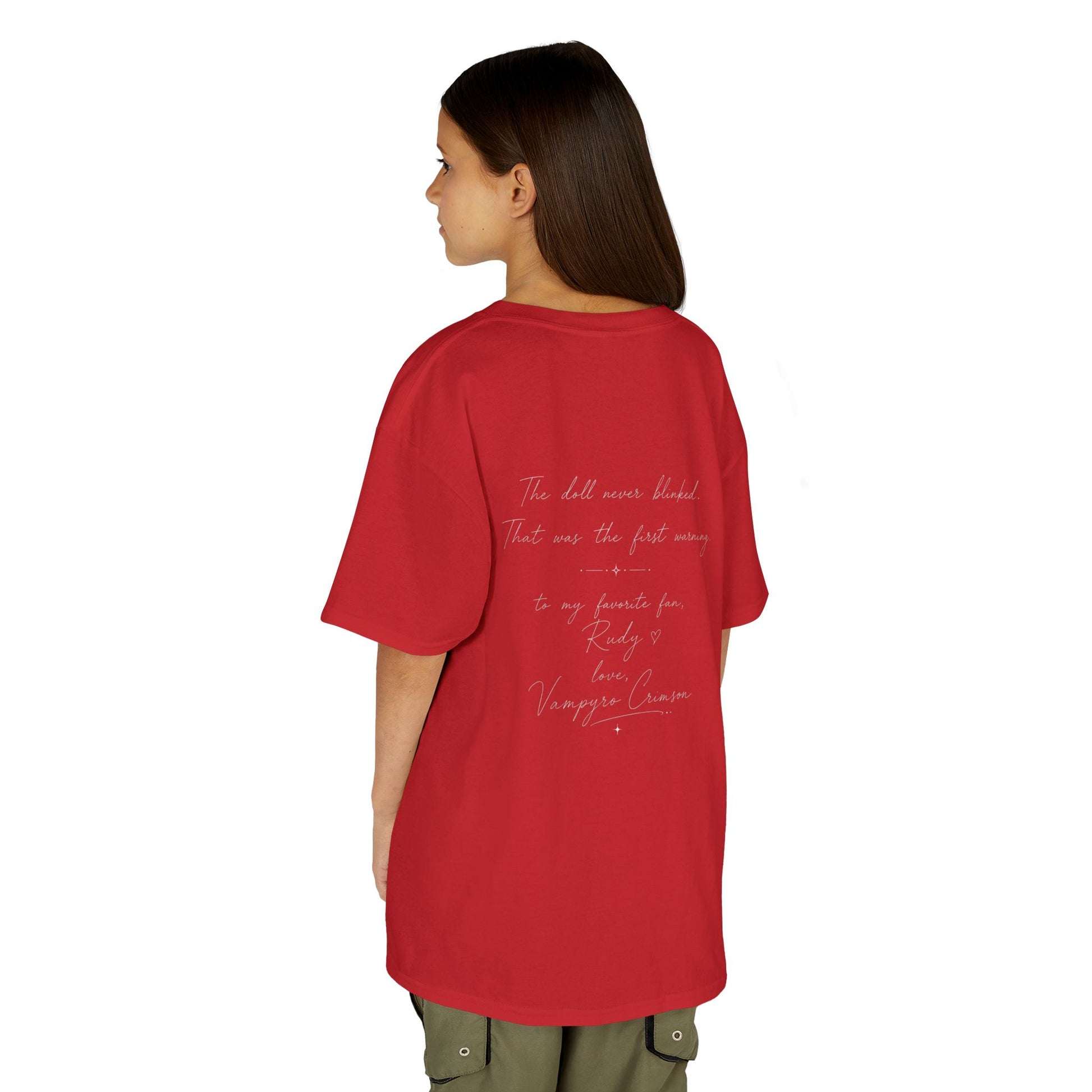 Vampyro Crimson – Haunted Music Box Kids Gothic Horror T-Shirt