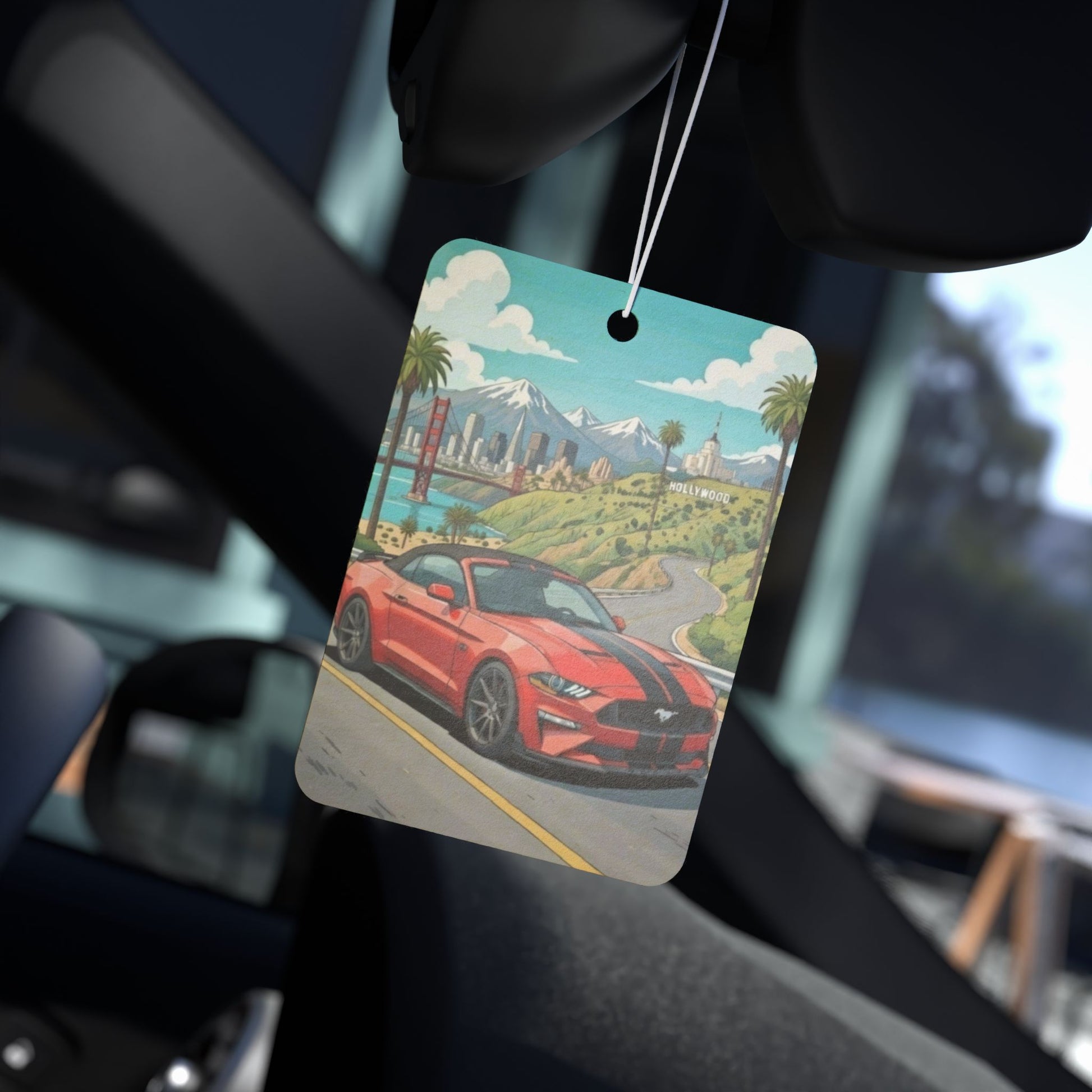 Mr. Troube Car Air Freshener — Coastal Drive Scent Tag