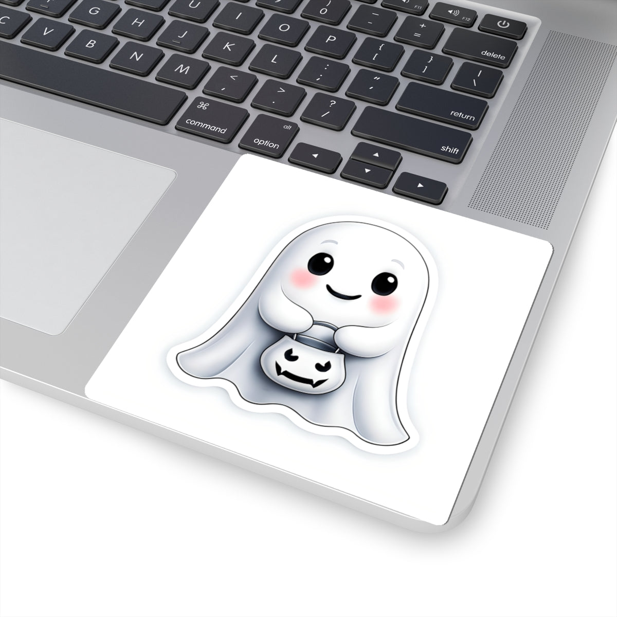 Vampyro Crimson Cute Ghost Friend Kiss-Cut Stickers - Perfect for Halloween, Laptop Decor, Scrapbooking, Gift Tags, Kids' Crafts